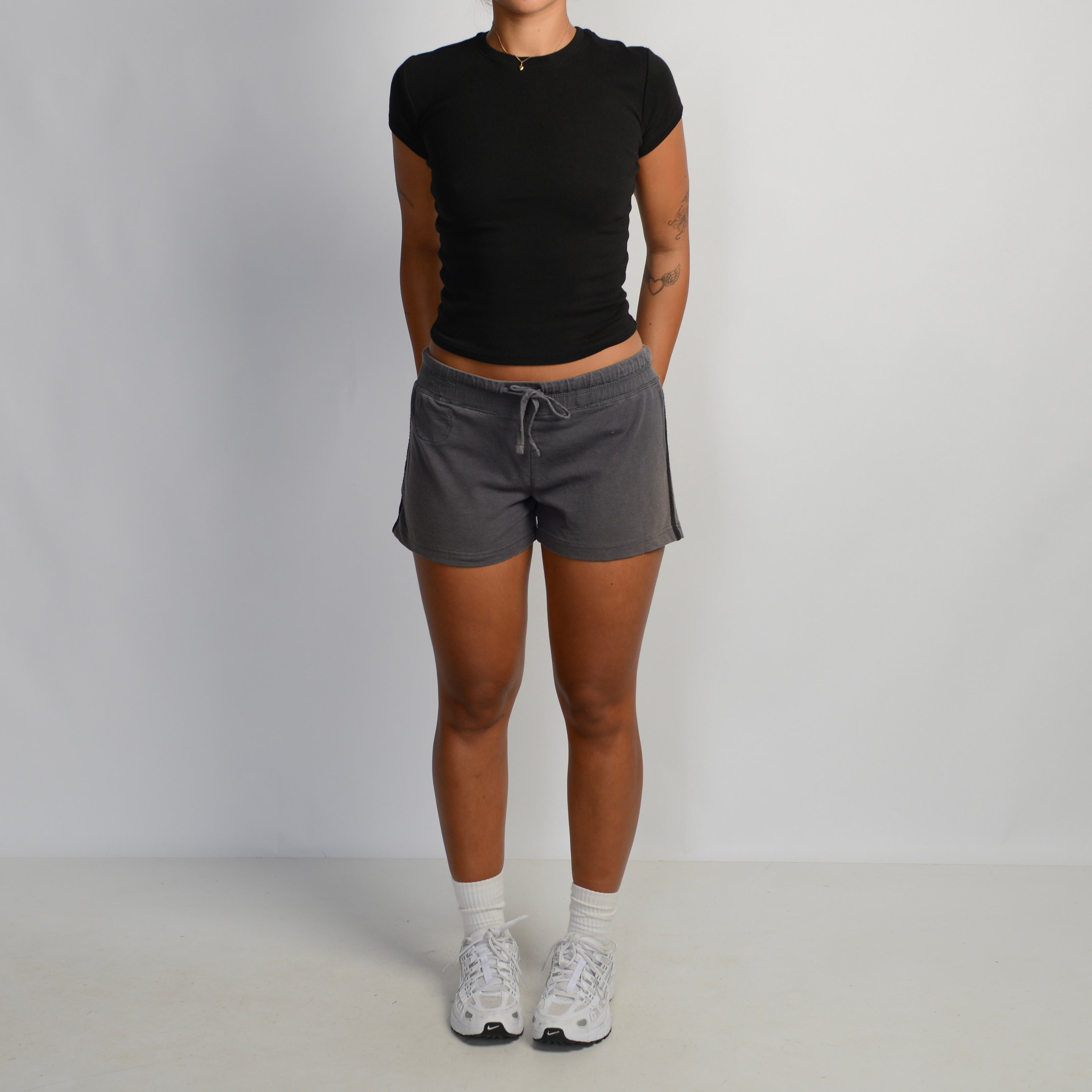 CHARCOAL LOUNGE SHORTS