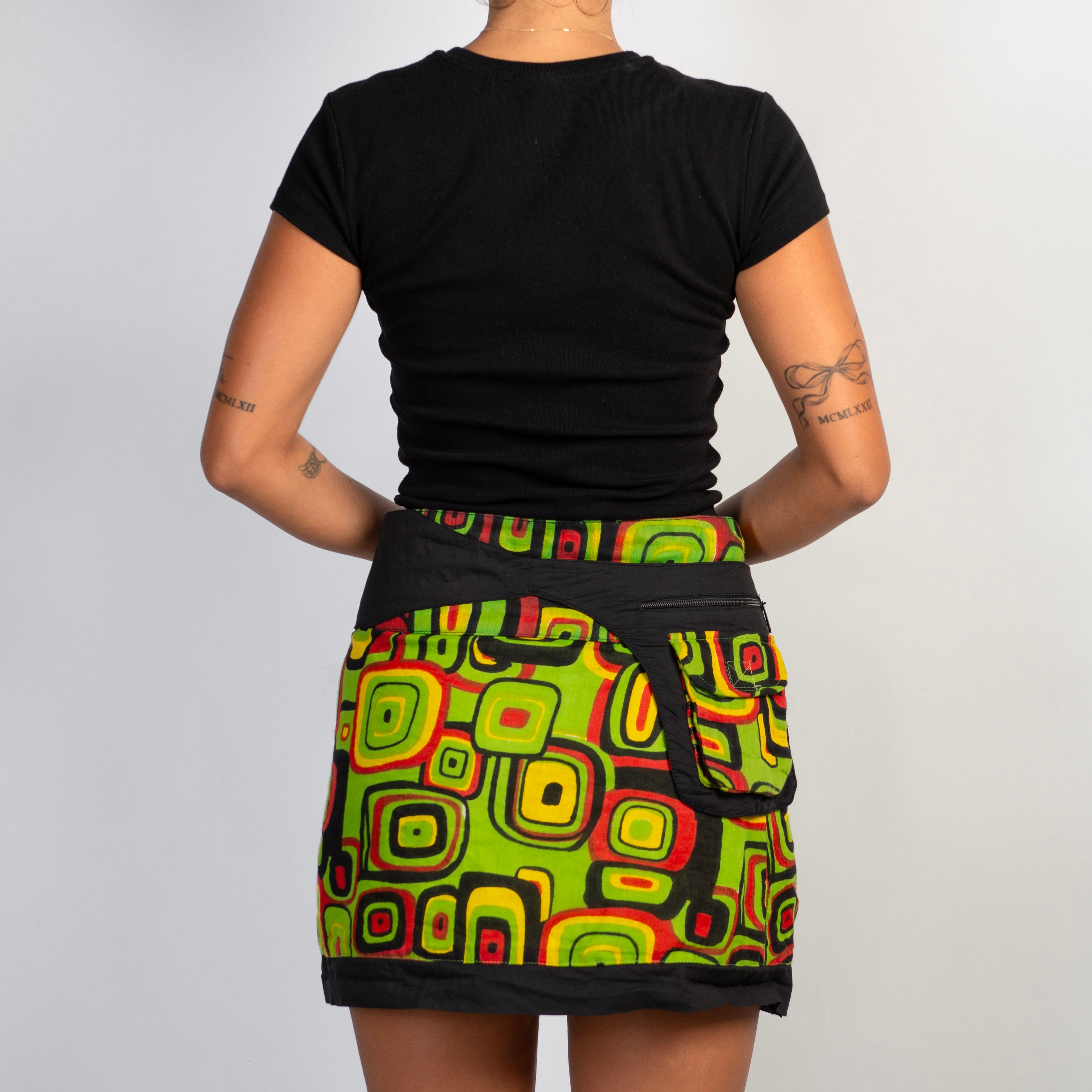 ADJUSTABLE WRAP SKIRT