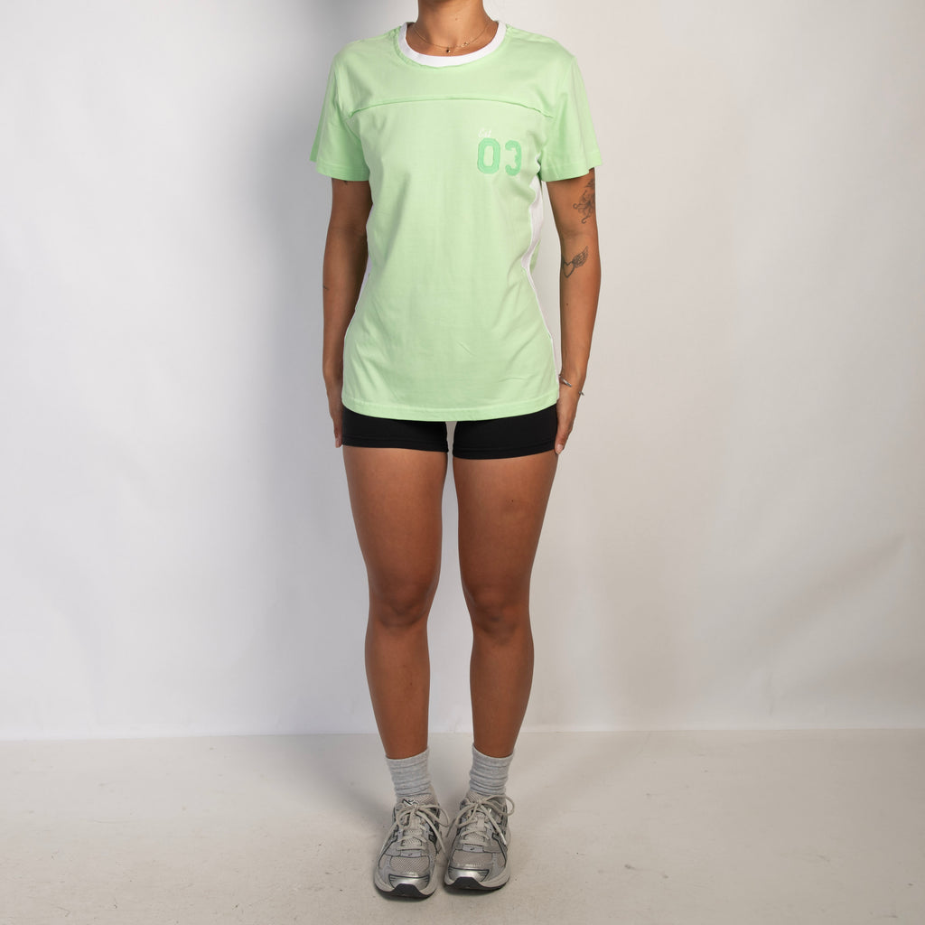 GREEN COTTON TEE