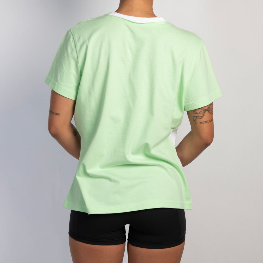 GREEN COTTON TEE