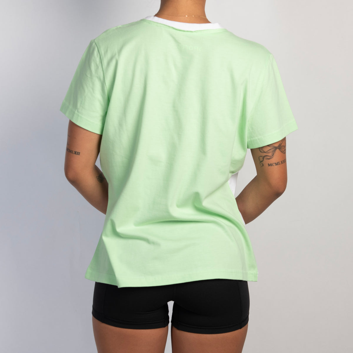 GREEN COTTON TEE