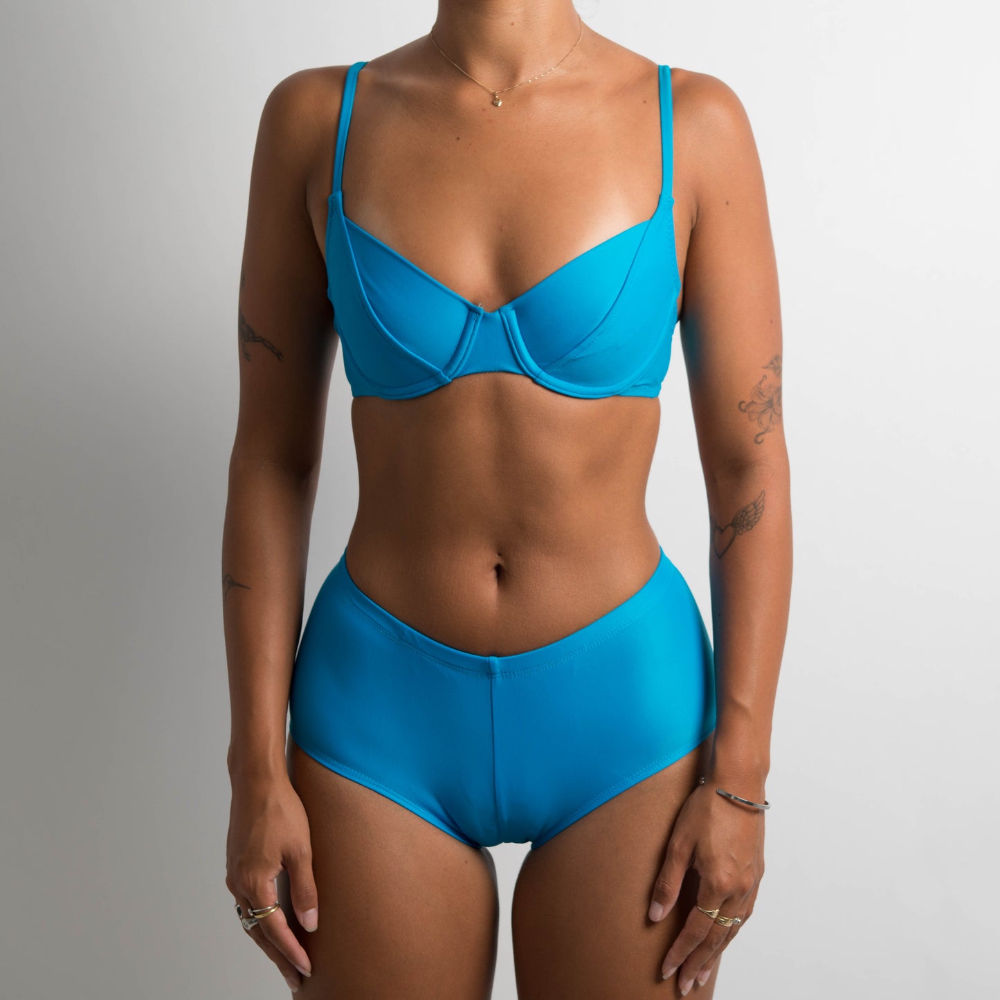 AZURE UNDERWIRE BIKINI TOP