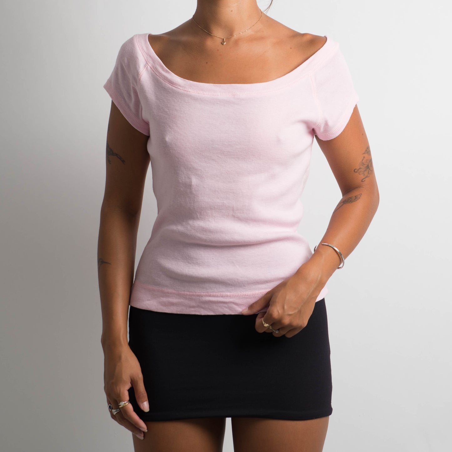 BABY PINK COTTON TEE