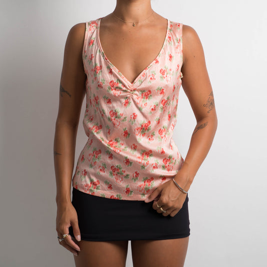 PINK FLORAL CAMISOLE