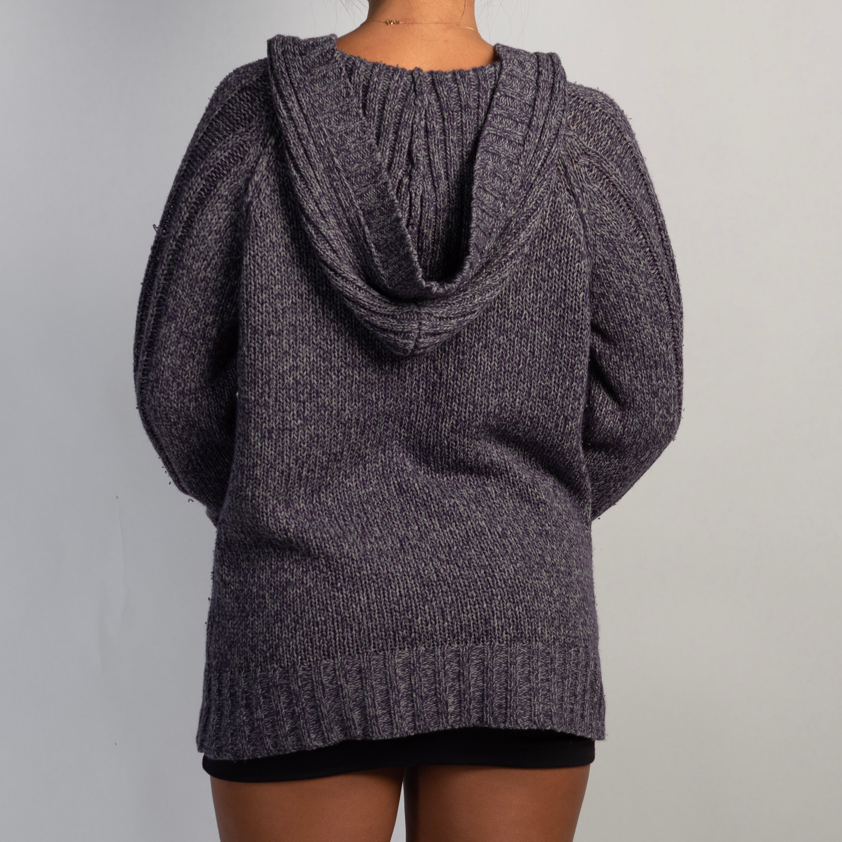 MARLE HOODED KNIT SWEATER