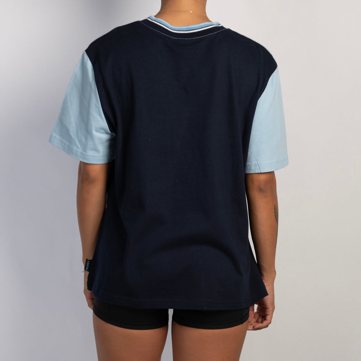 NAVY COTTON MICKEY TSHIRT