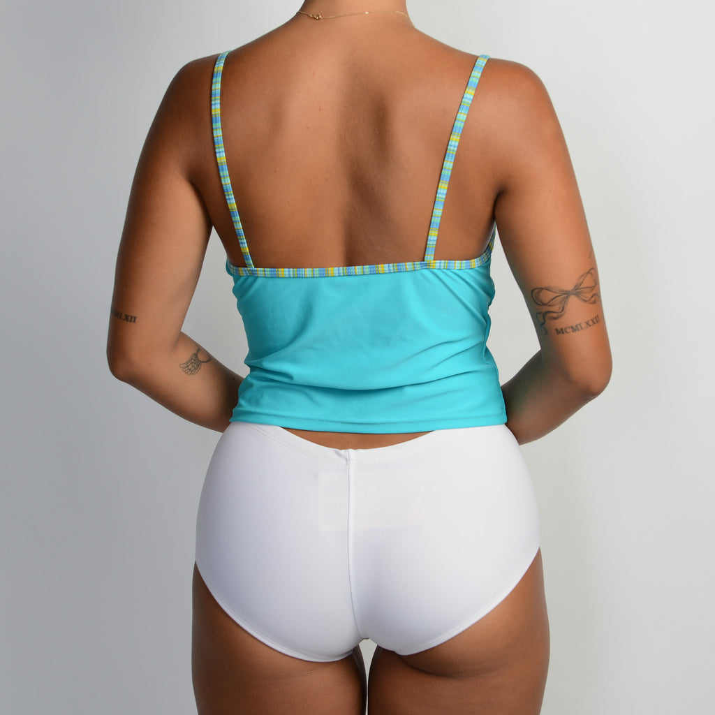 TEAL TANKINI TOP