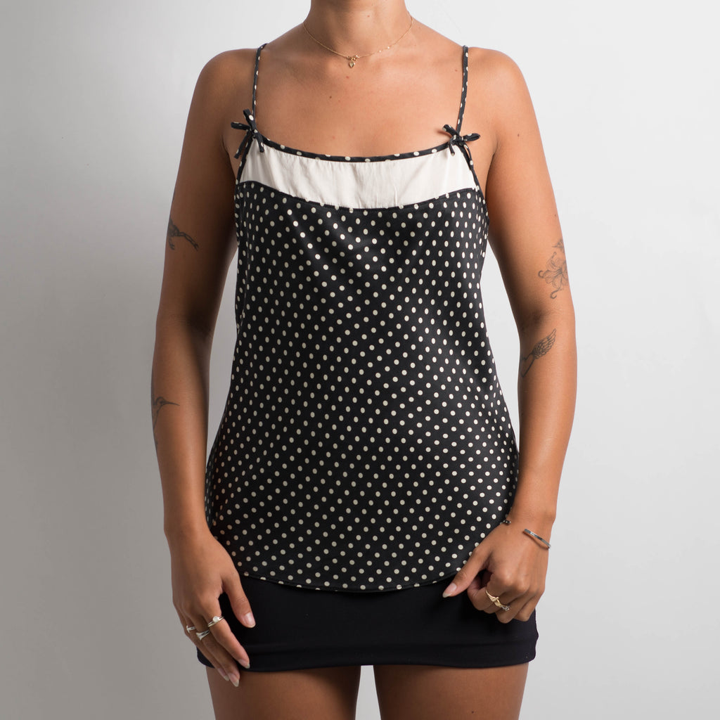 SILK POLKA DOT CAMISOLE