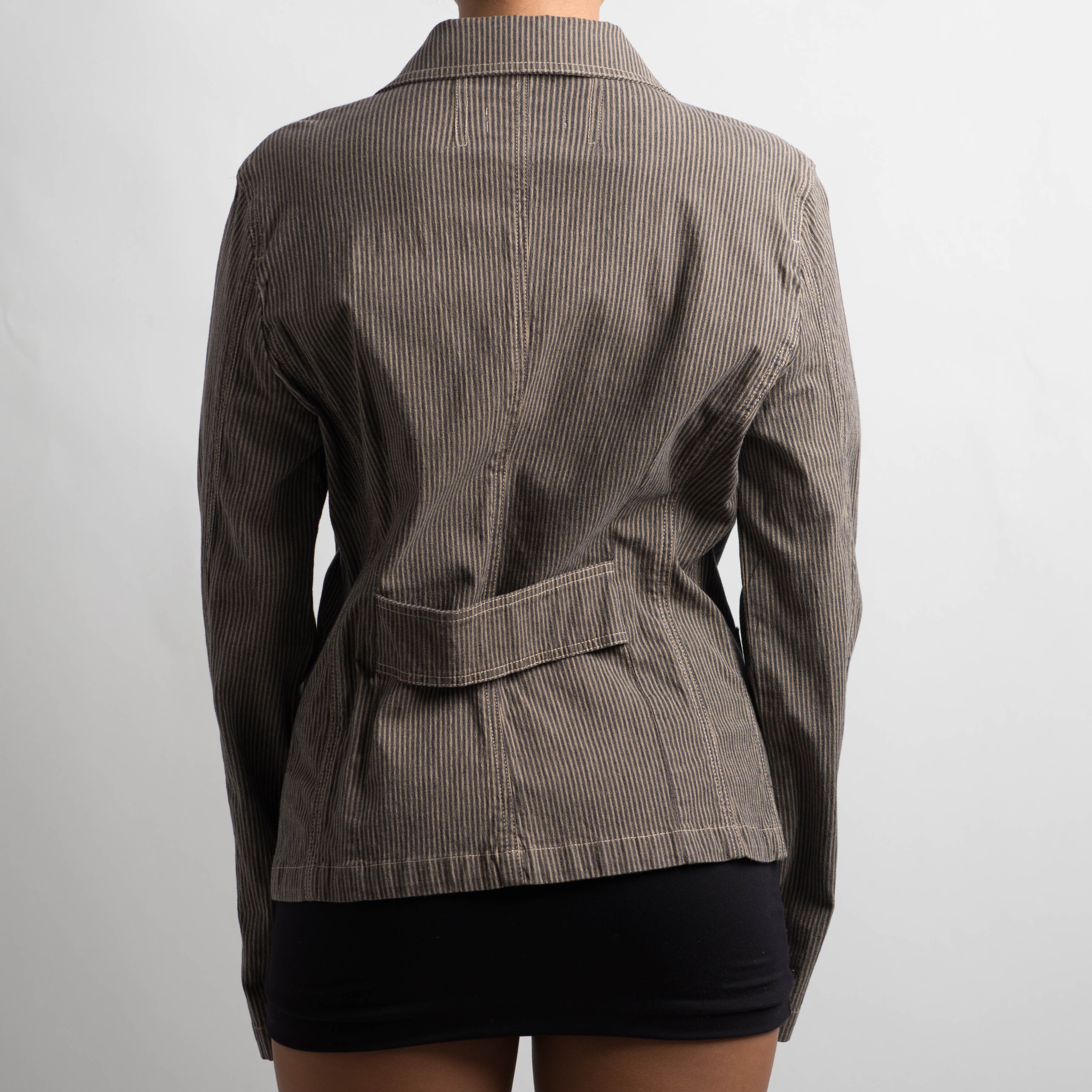 PINSTRIPE COTTON BLAZER