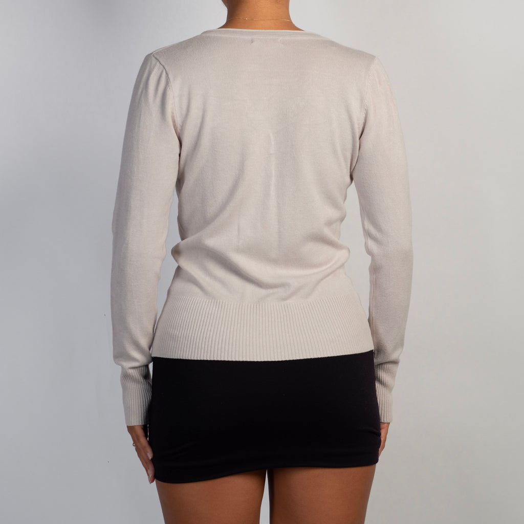 CLASSIC CREAM CARDIGAN