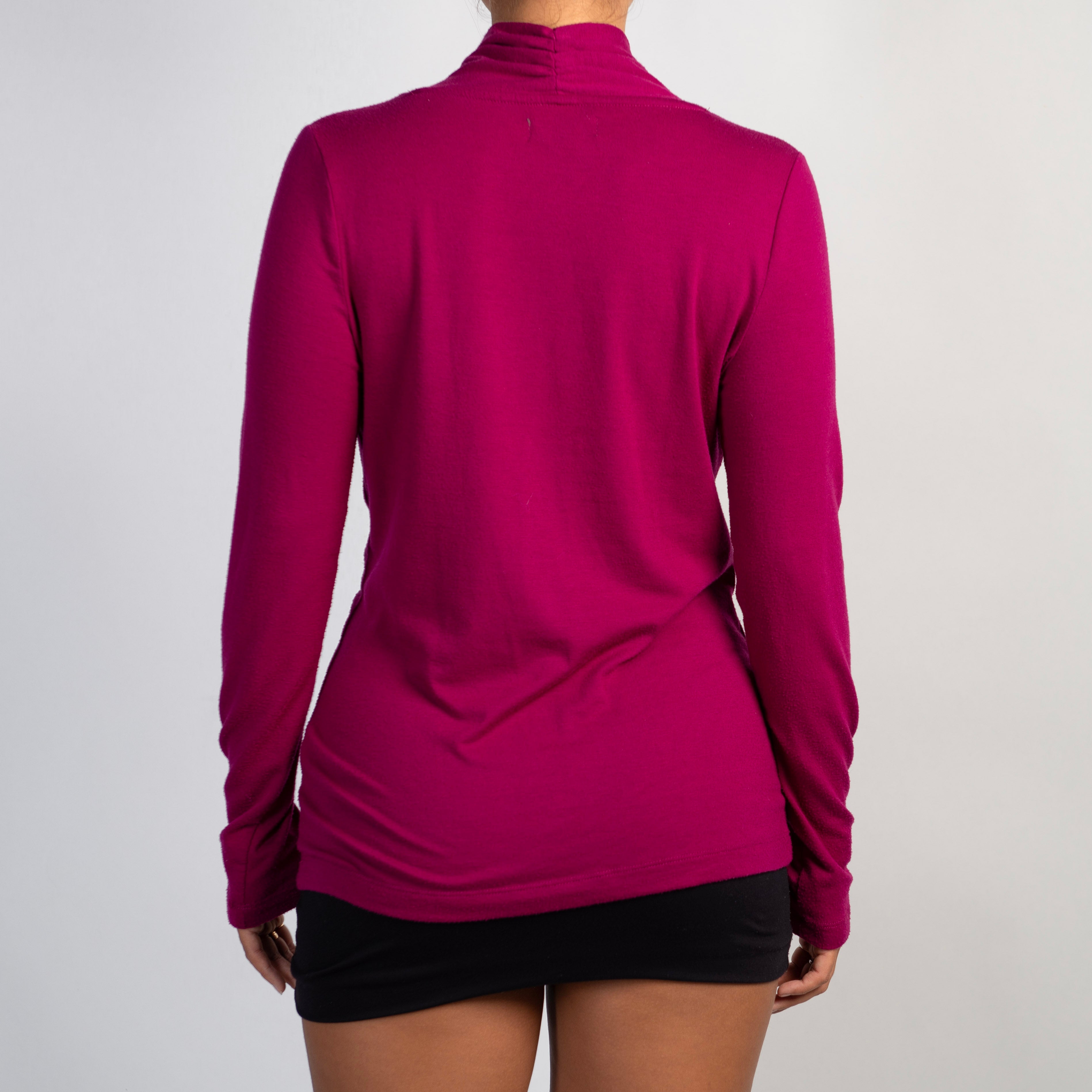 FUCHSIA LONG SLEEVE TOP