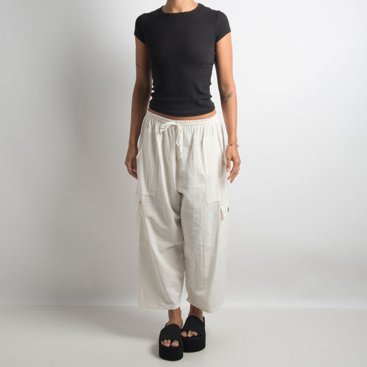 PANTALON OVERSIZE EN COTON