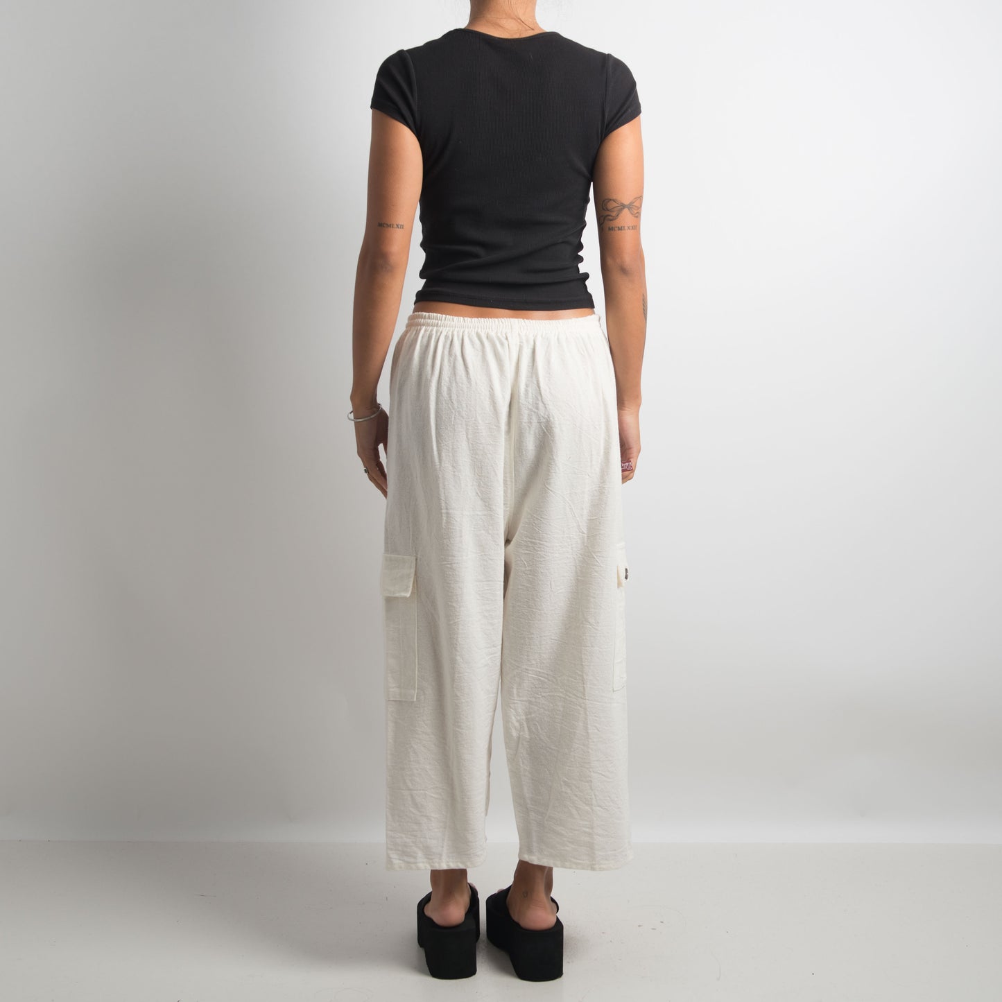 PANTALON OVERSIZE EN COTON