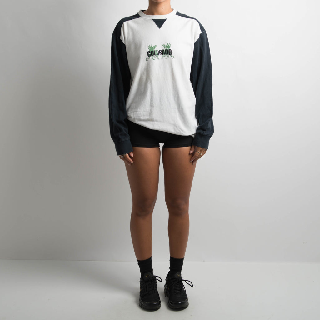 PANEL CREWNECK SWEATSHIRT