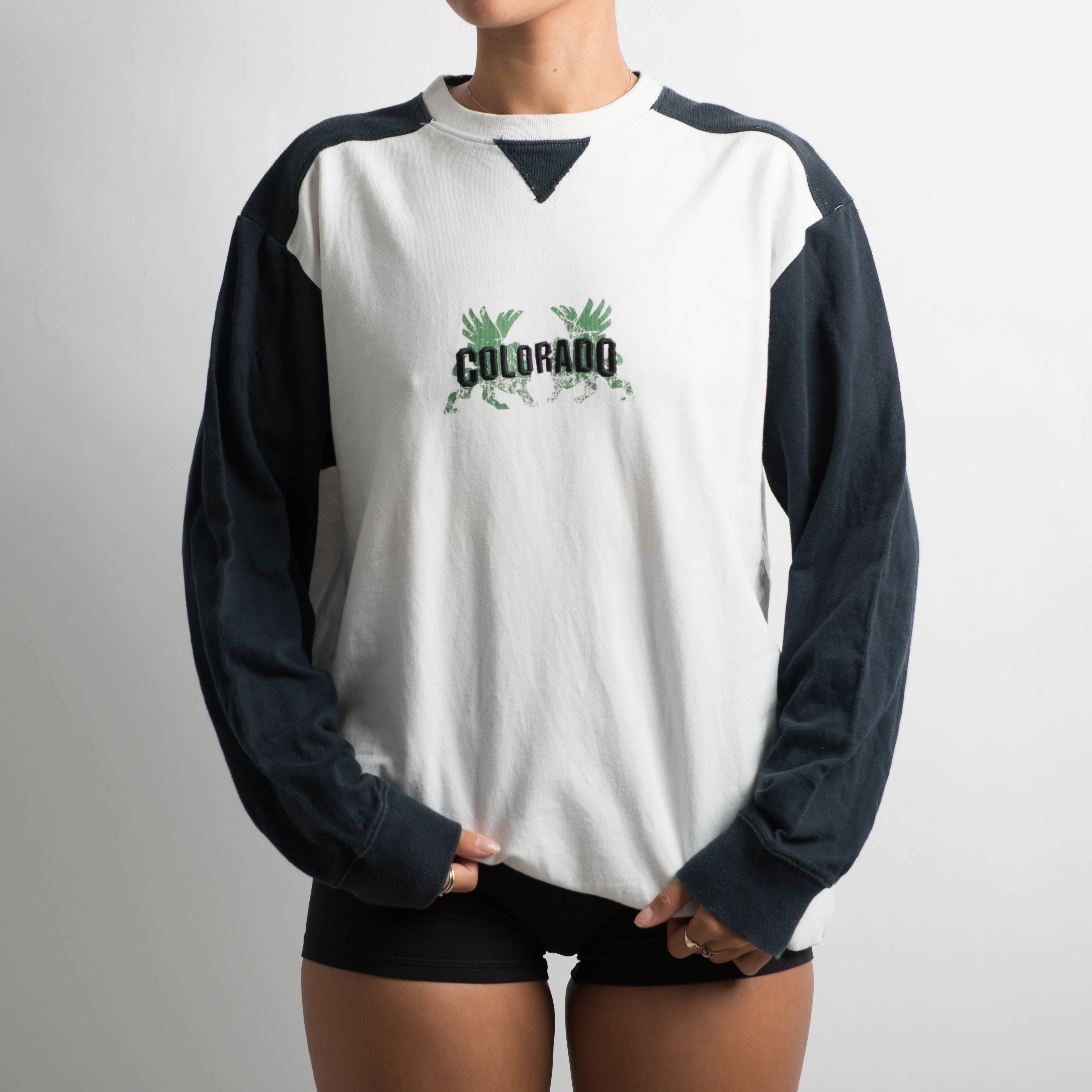 PANEL CREWNECK SWEATSHIRT