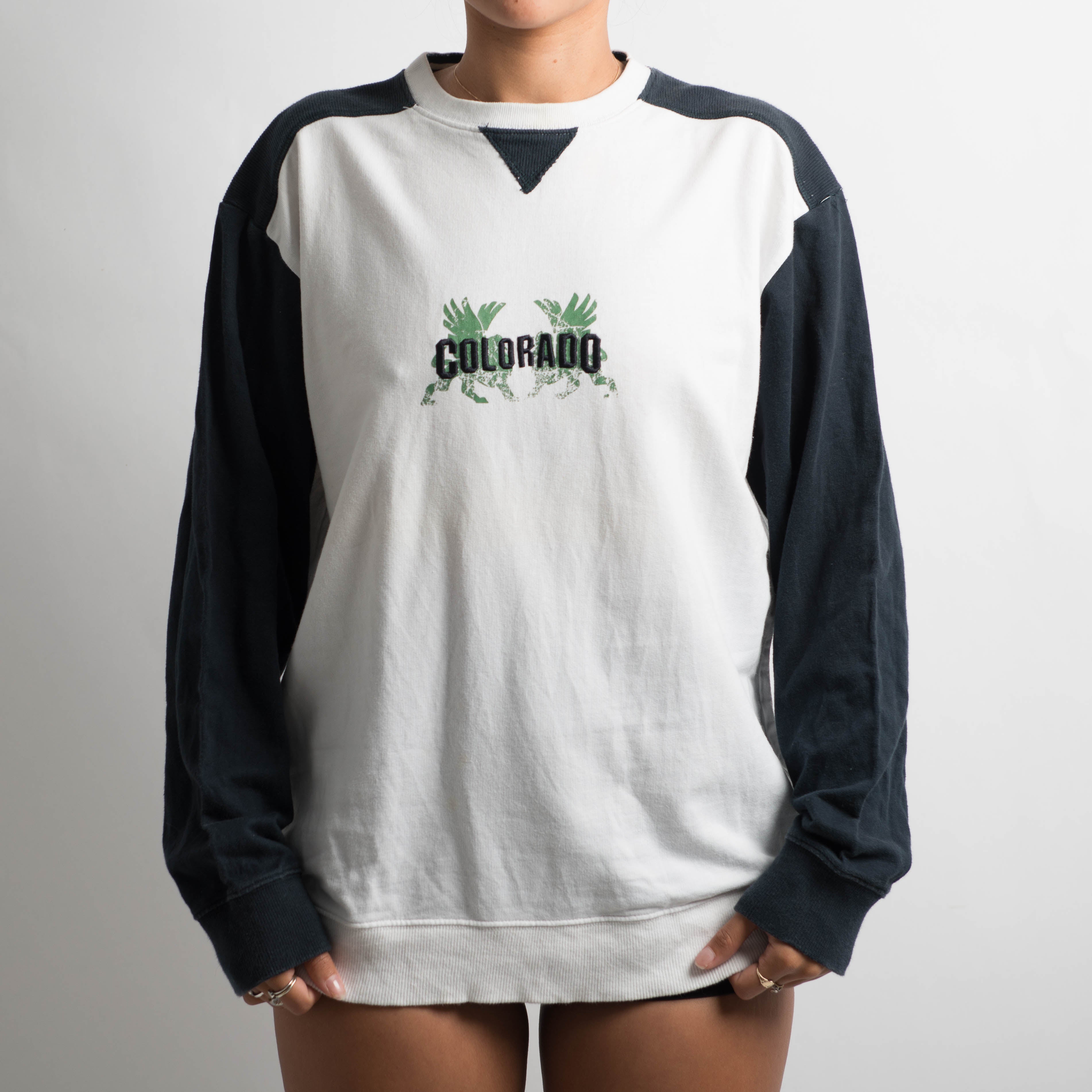 PANEL CREWNECK SWEATSHIRT