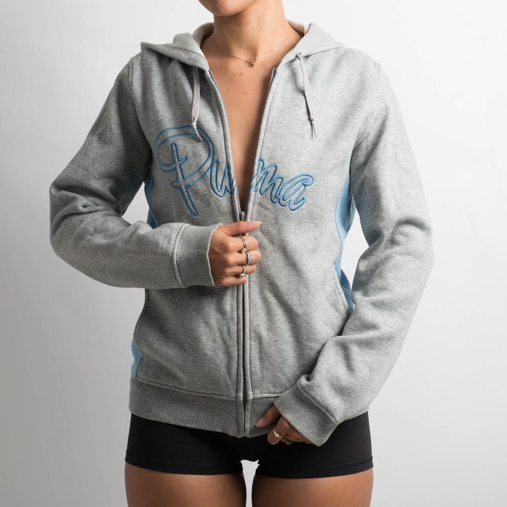 GREY FLEECE ZIP JACKET