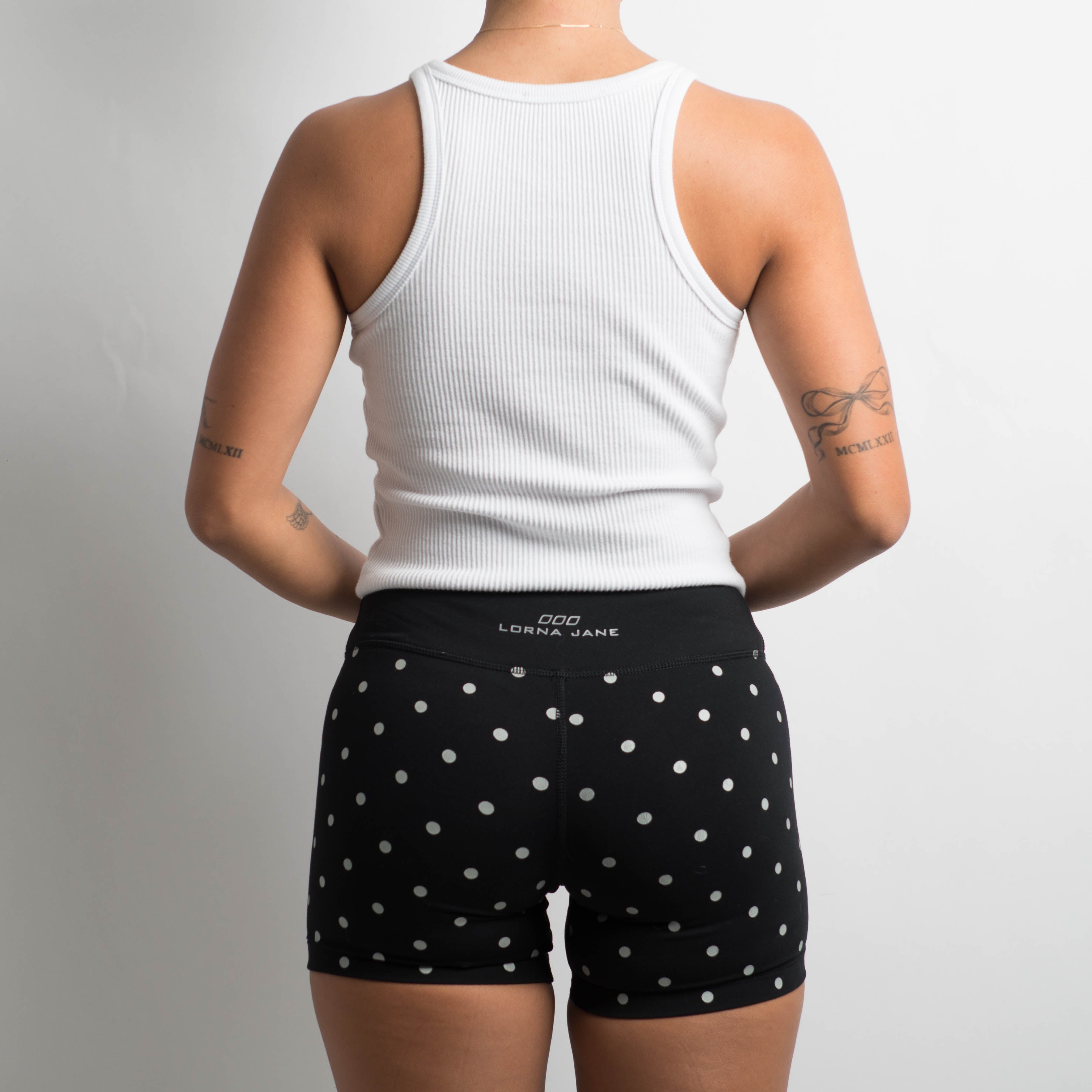 POLKA DOT MINI SHORTS