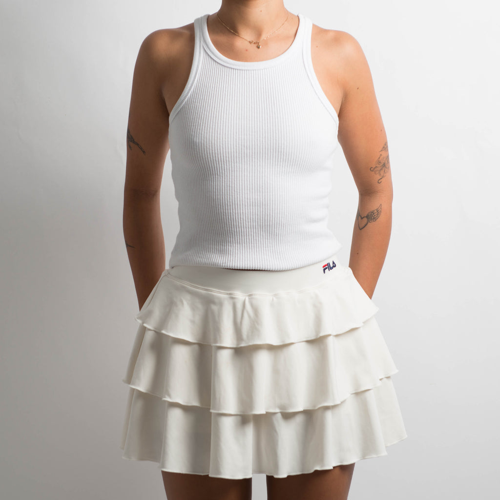 OFF WHITE RUFFLE SKORT