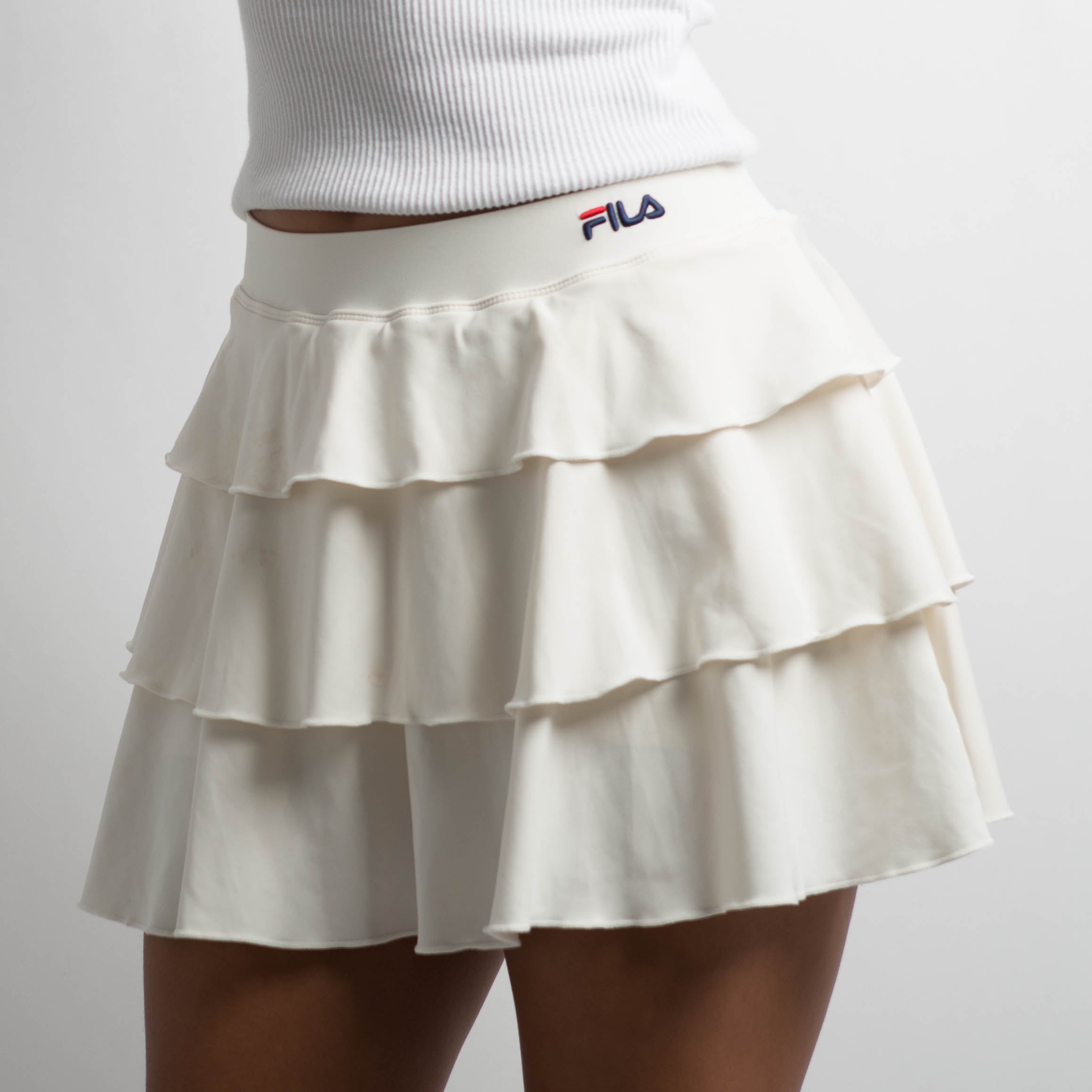 OFF WHITE RUFFLE SKORT