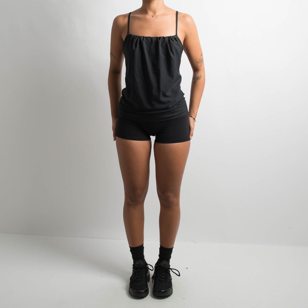 BLACK ACTIVE TANK TOP