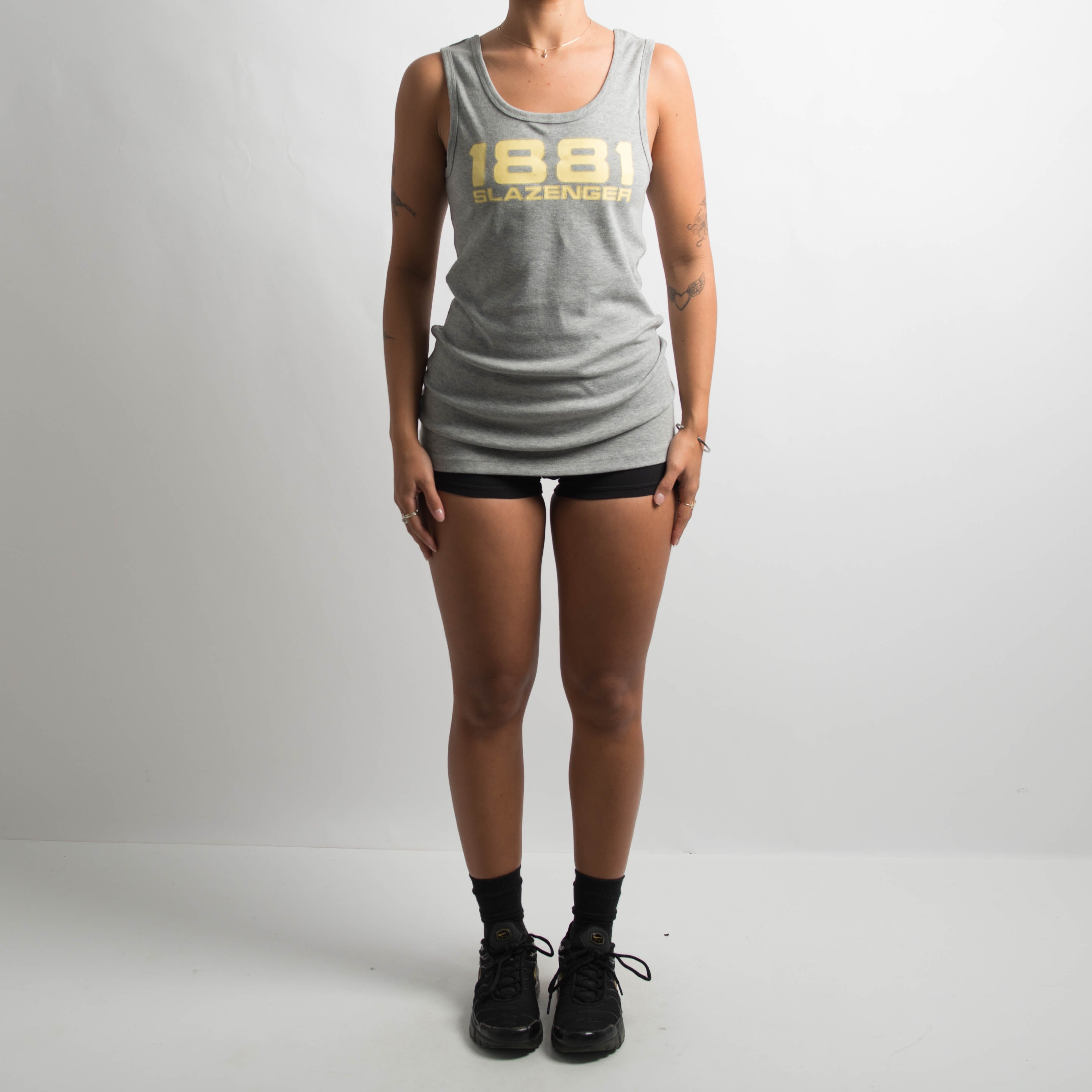 GREY SLAZENGER TANK TOP