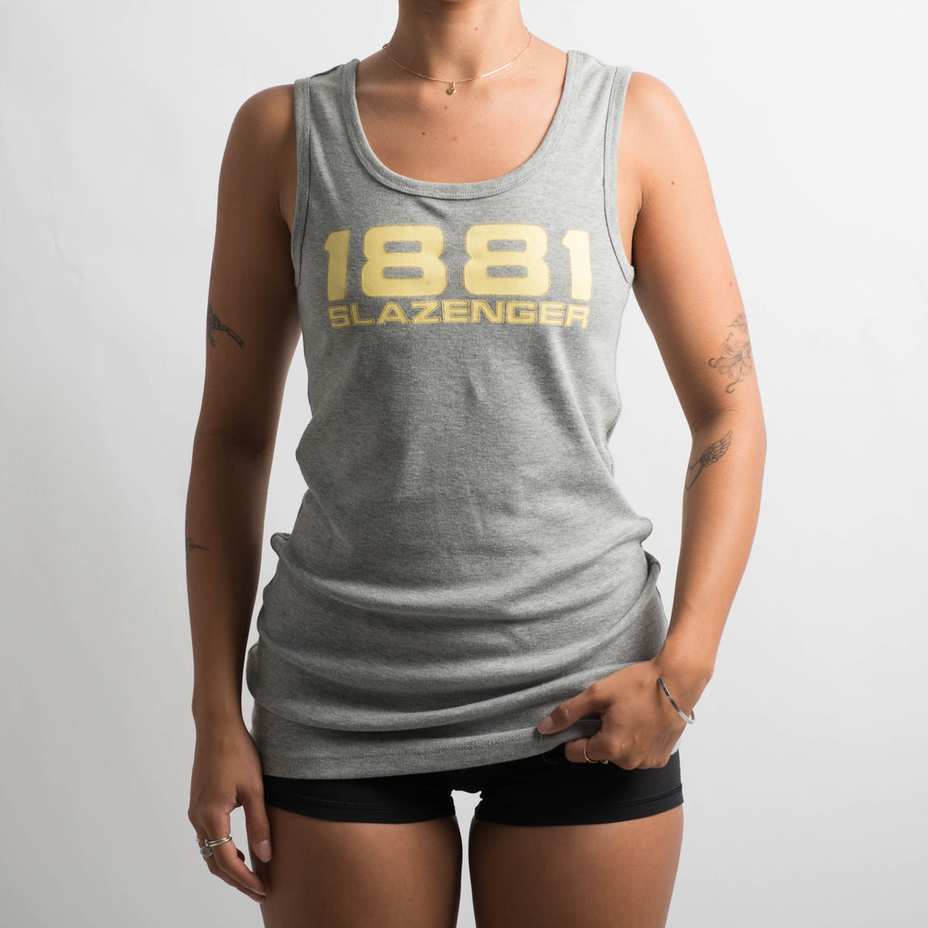 GREY SLAZENGER TANK TOP
