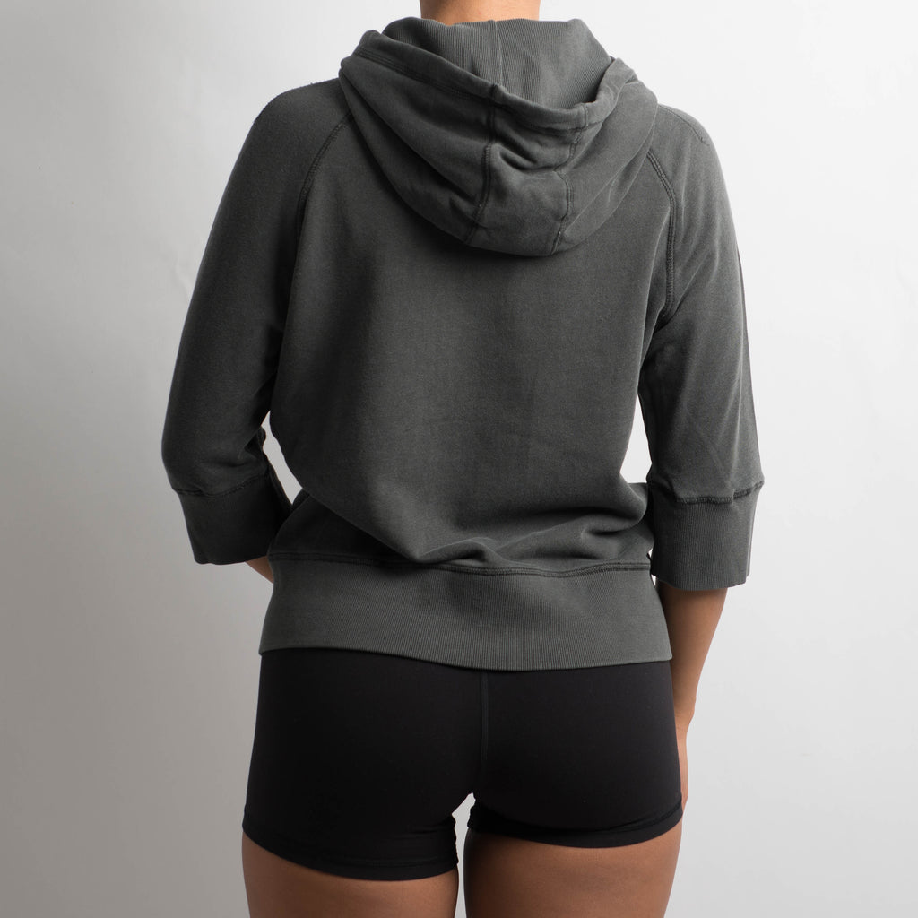 CHARCOAL 1/2 SLEEVE JACKET