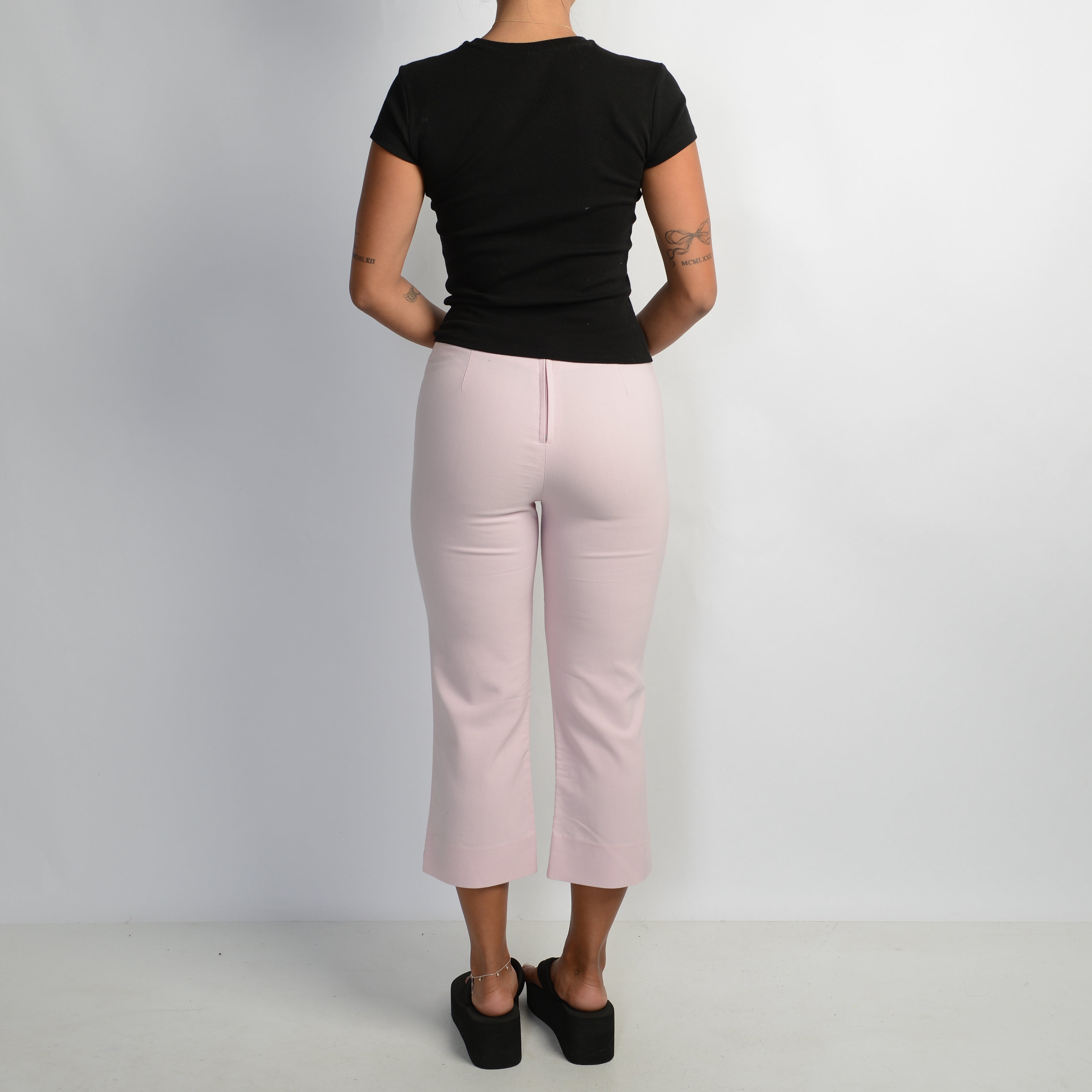 PINK CAPRI PANTS
