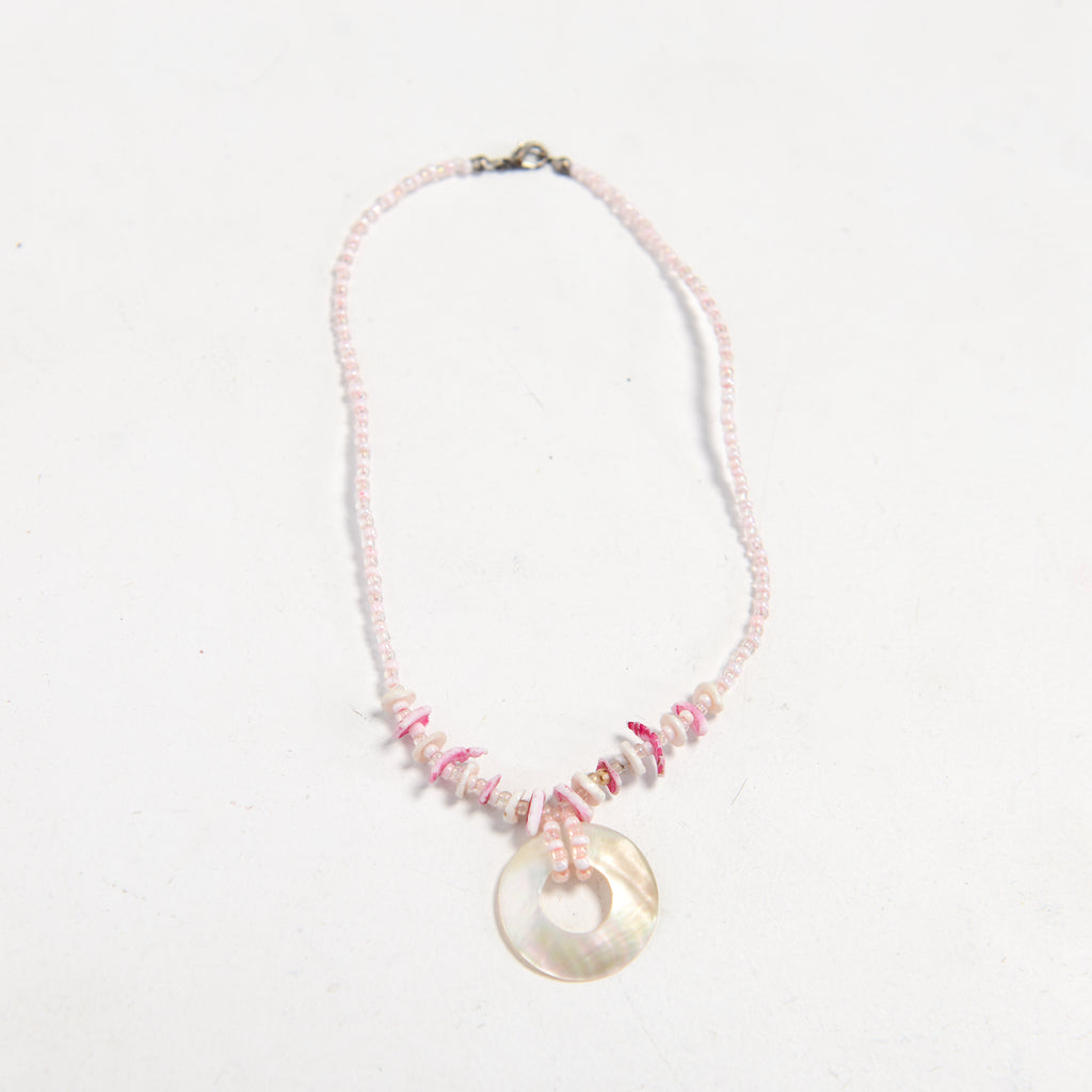 PINK BEADED NECKLACE