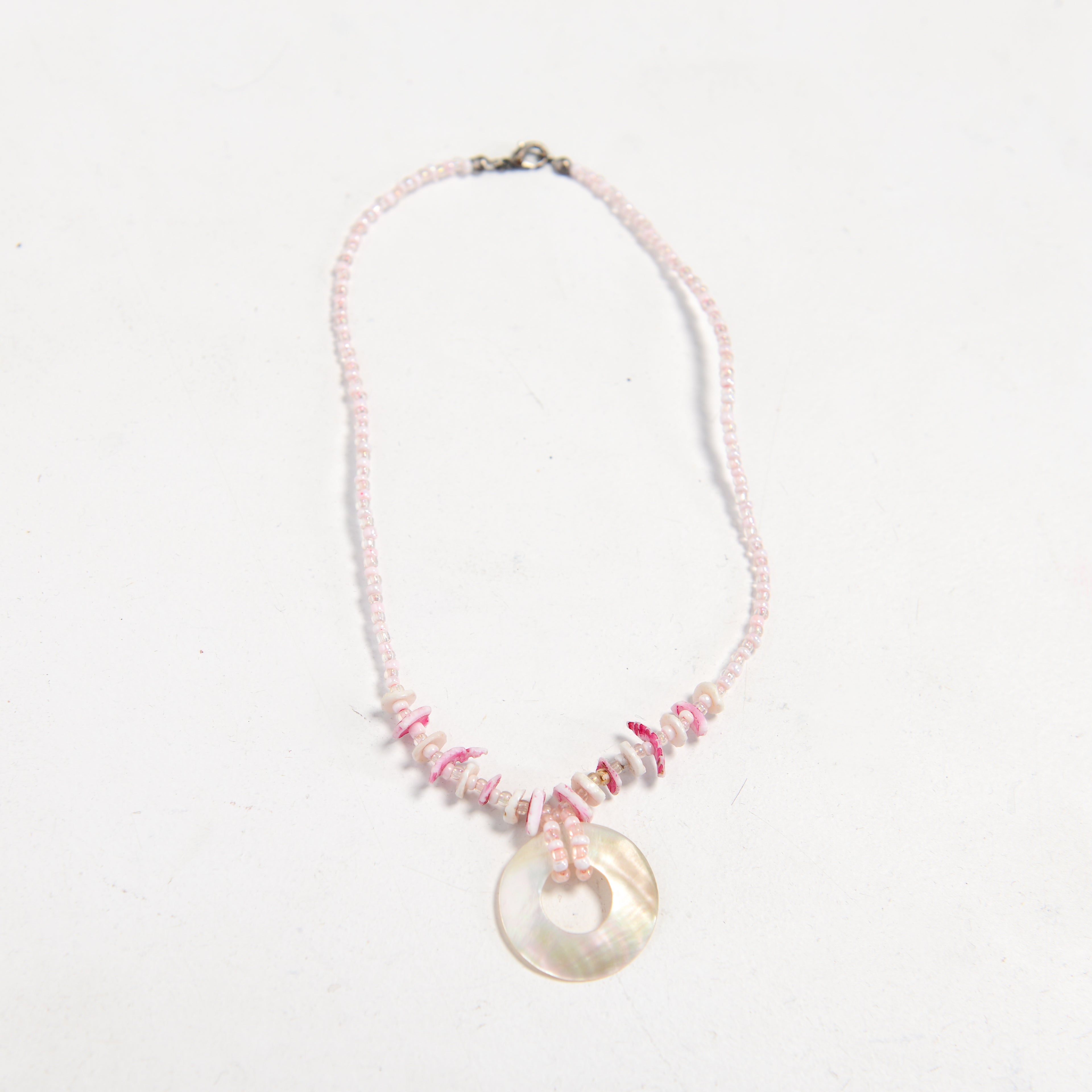 PINK BEADED NECKLACE