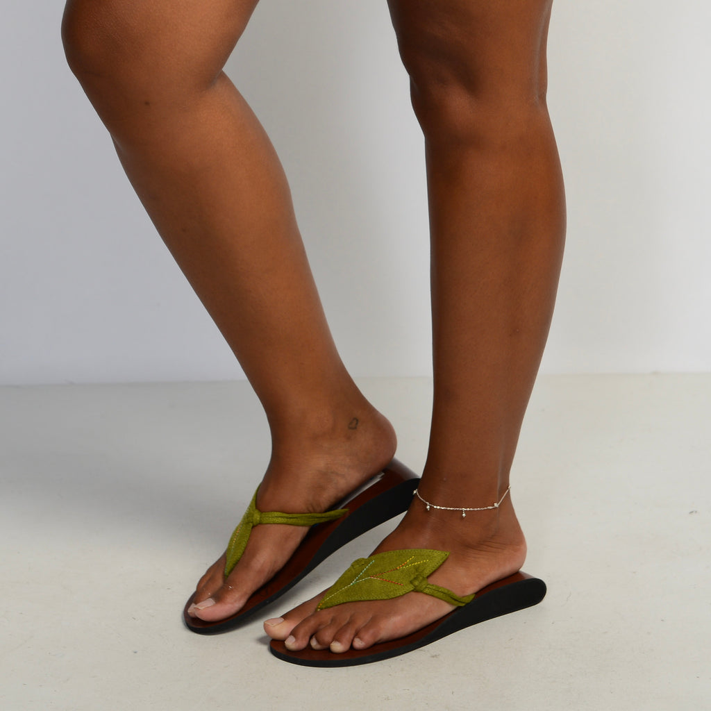 GREEN LEAF SANDALS