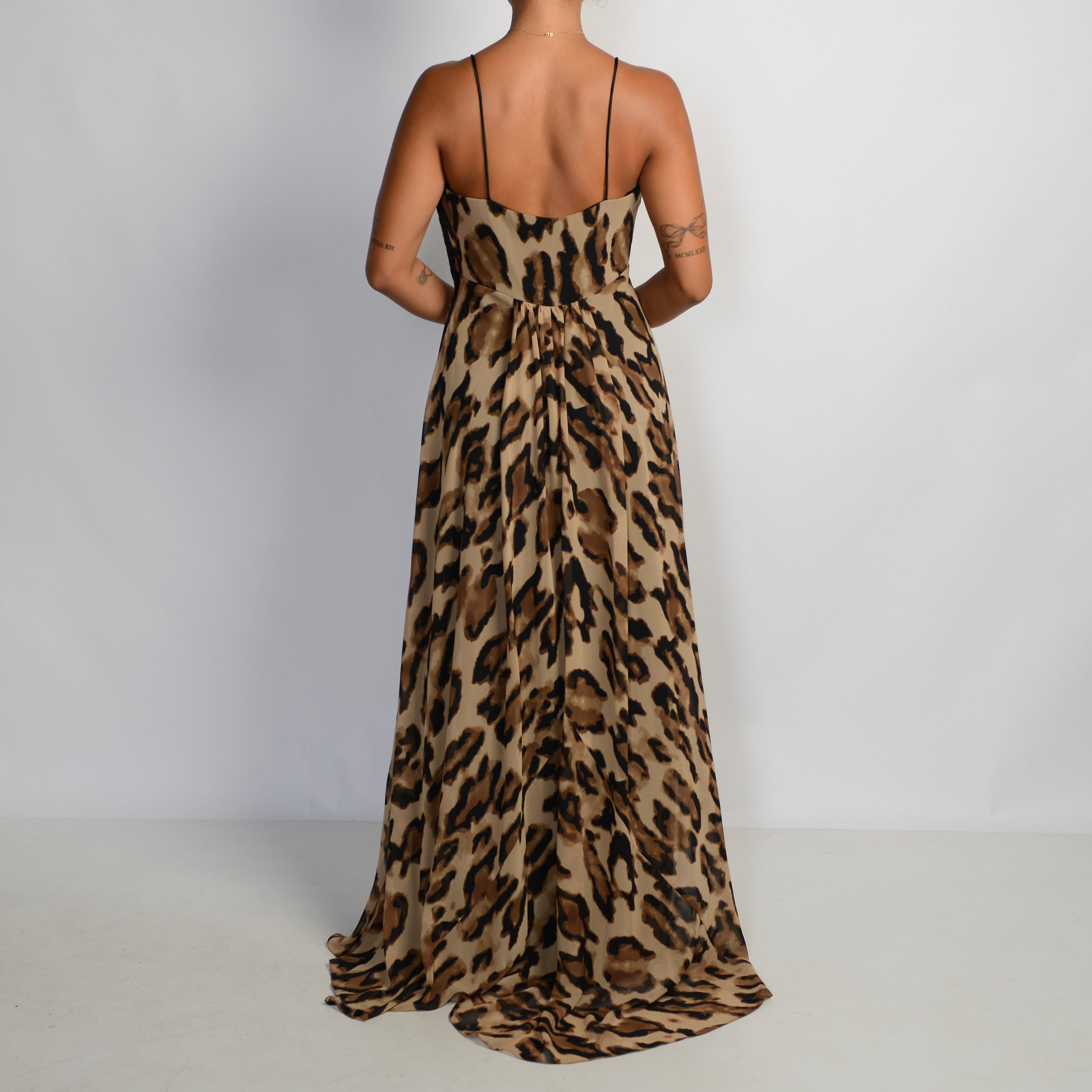 ANIMAL PRINT GOWN