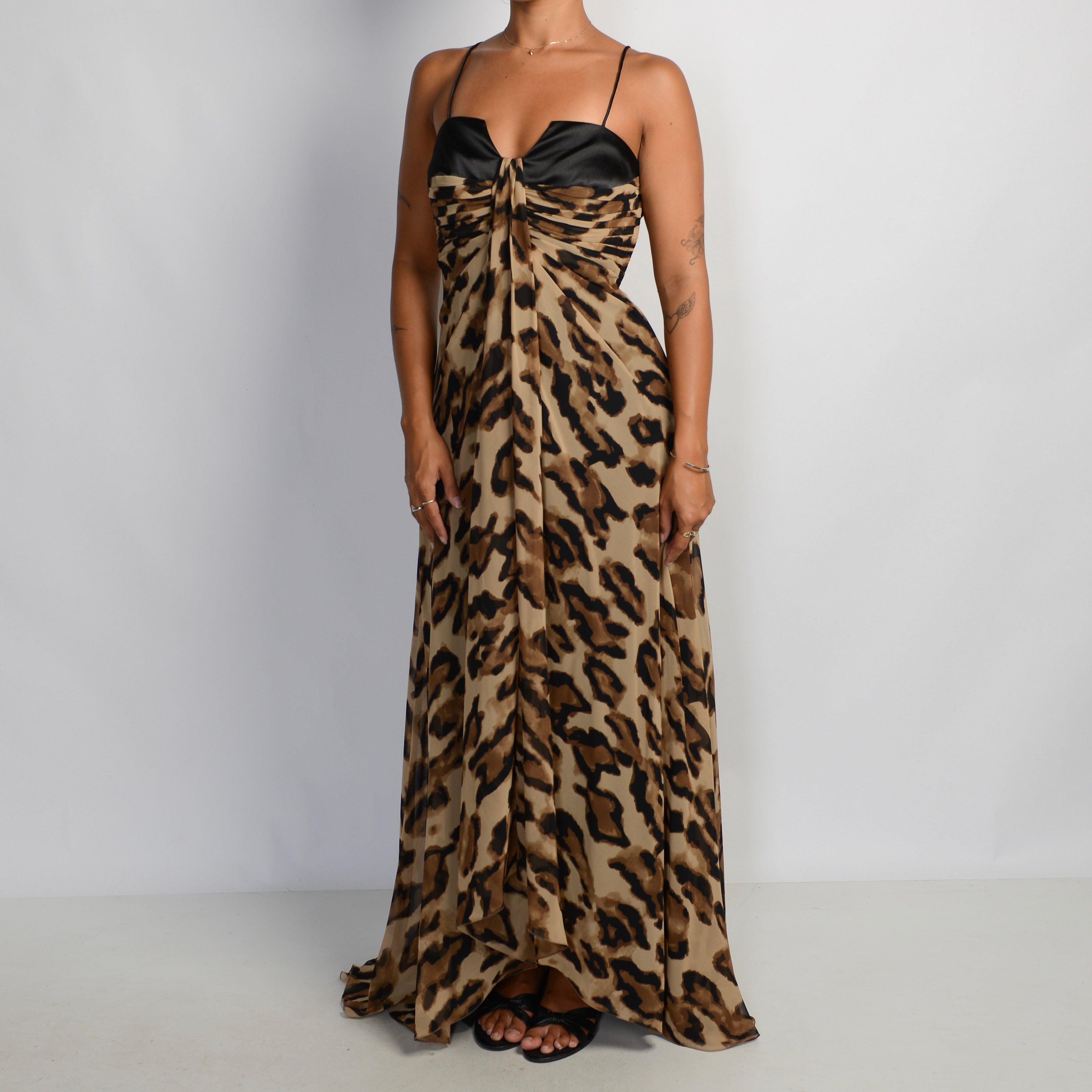 ANIMAL PRINT GOWN