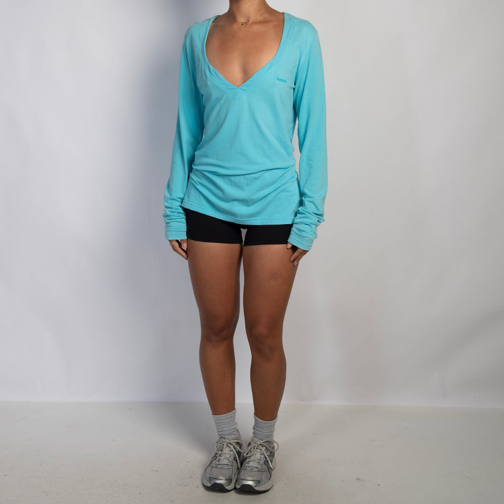 BLUE LONG SLEEVE TOP
