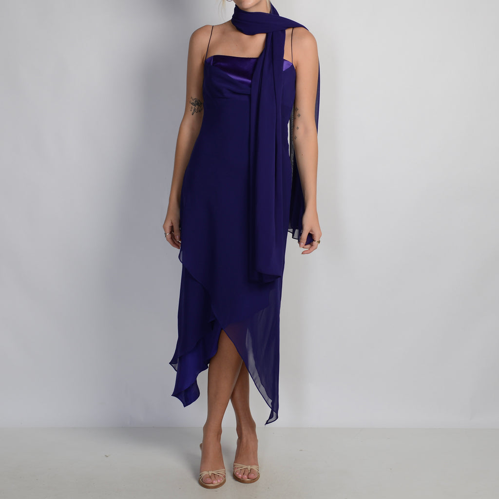 INDIGO LAYERED DRESS