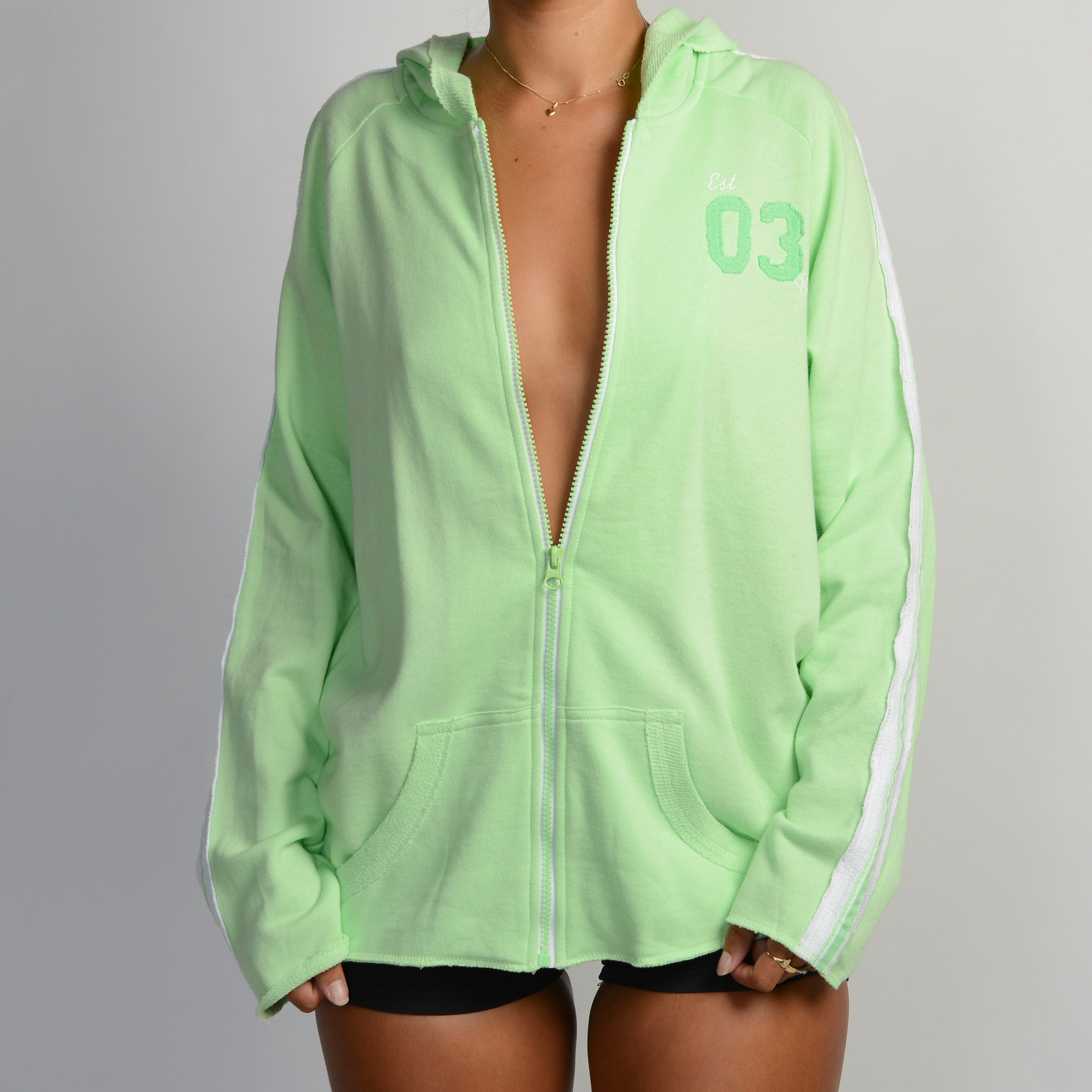 GREEN COTTON JACKET