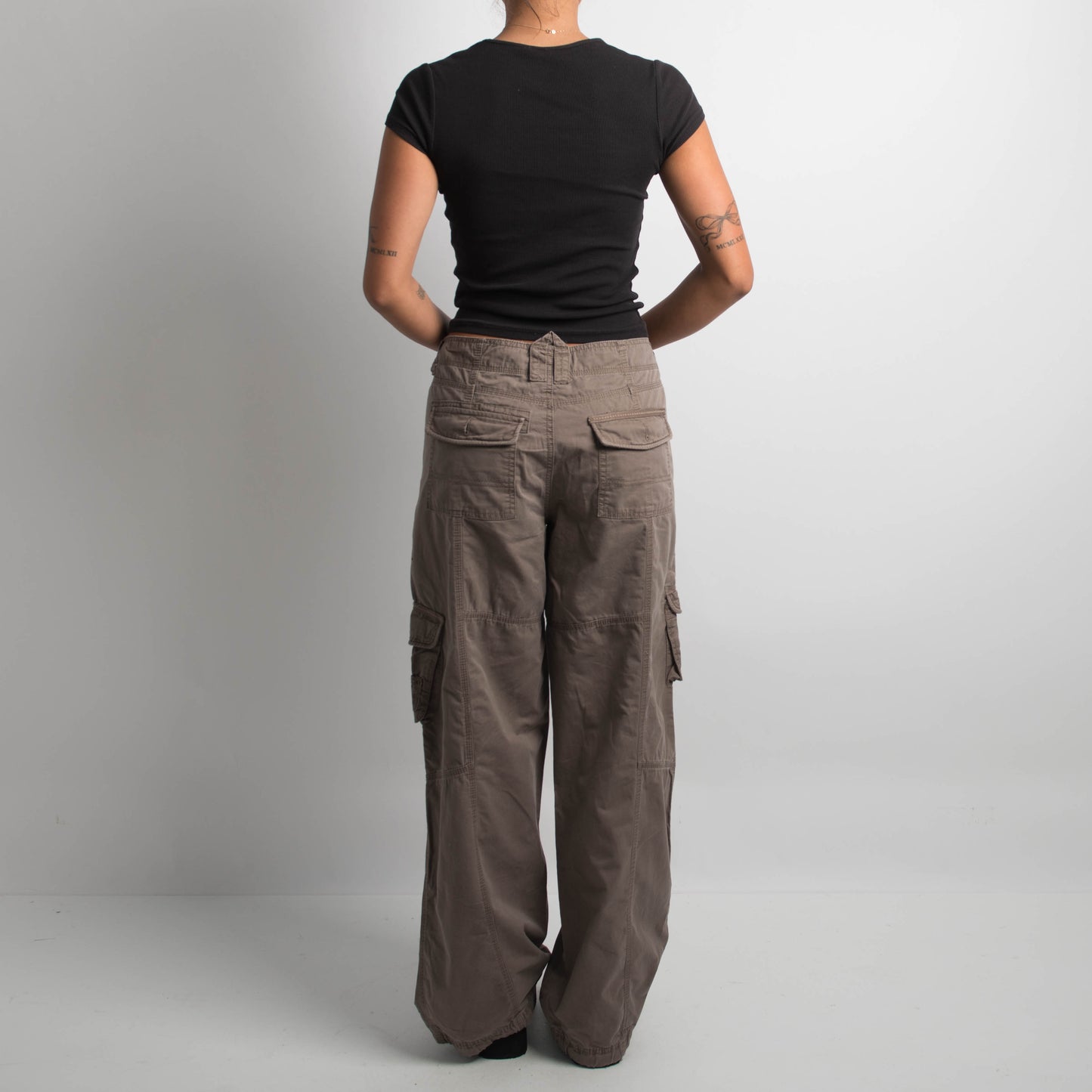 BROWN CARGO UTILITY PANTS