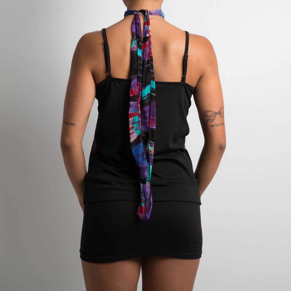 LAYERED HALTERNECK TOP