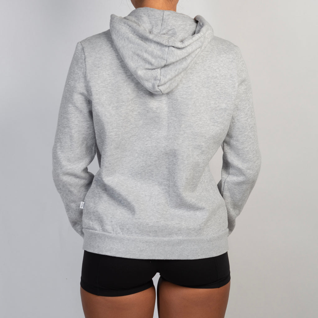 GREY ZIP HOODIE JACKET