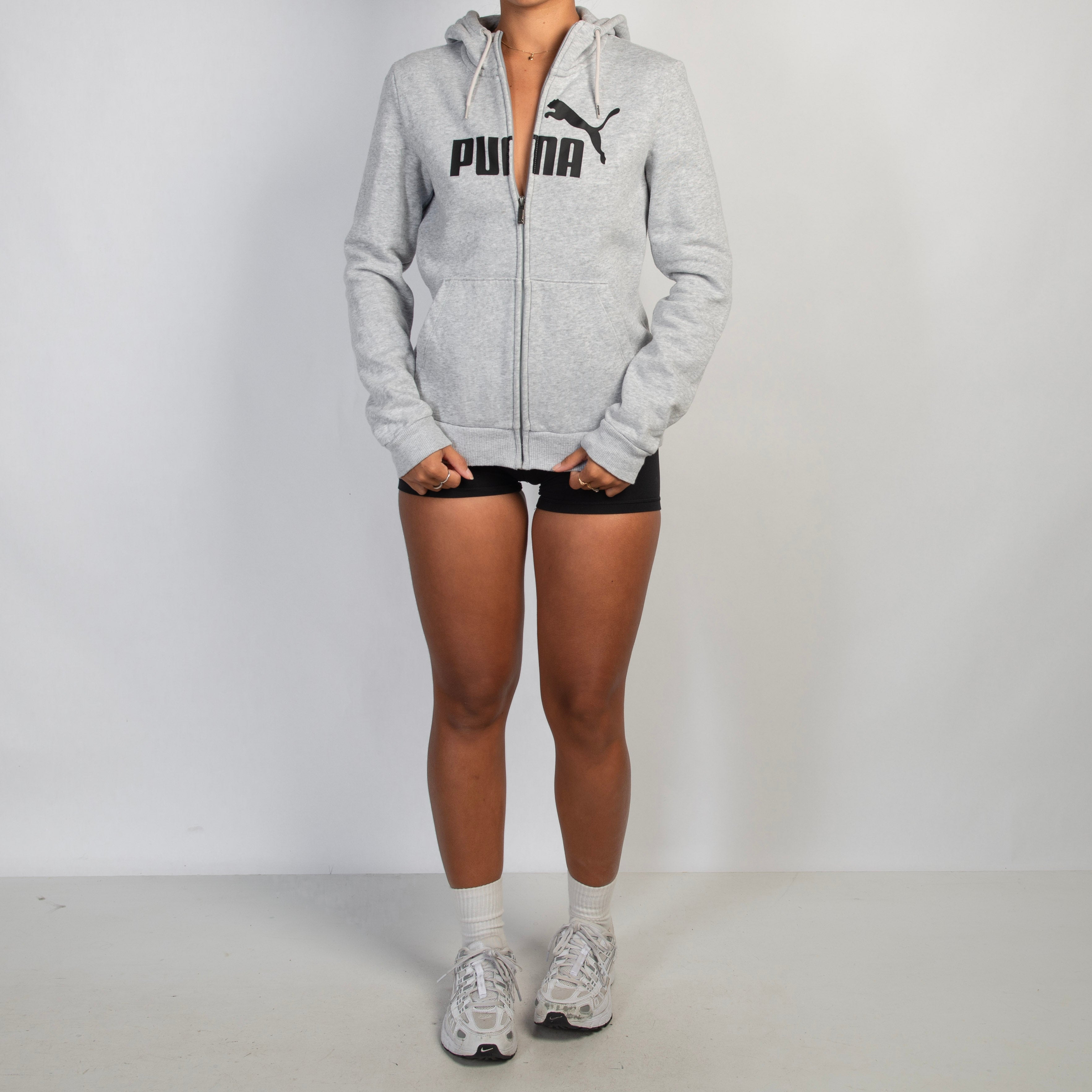 GREY ZIP HOODIE JACKET