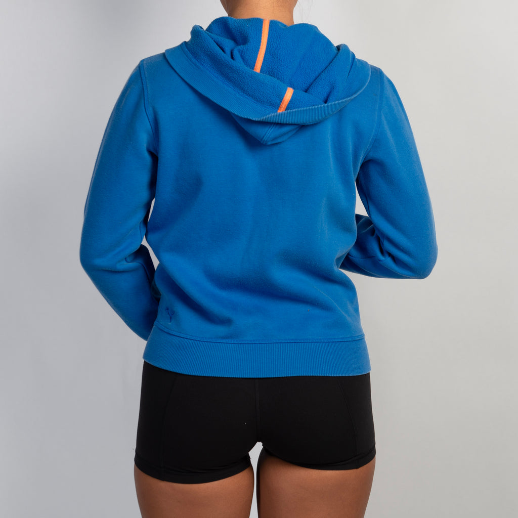 BLUE ZIP HOODIE JACKET