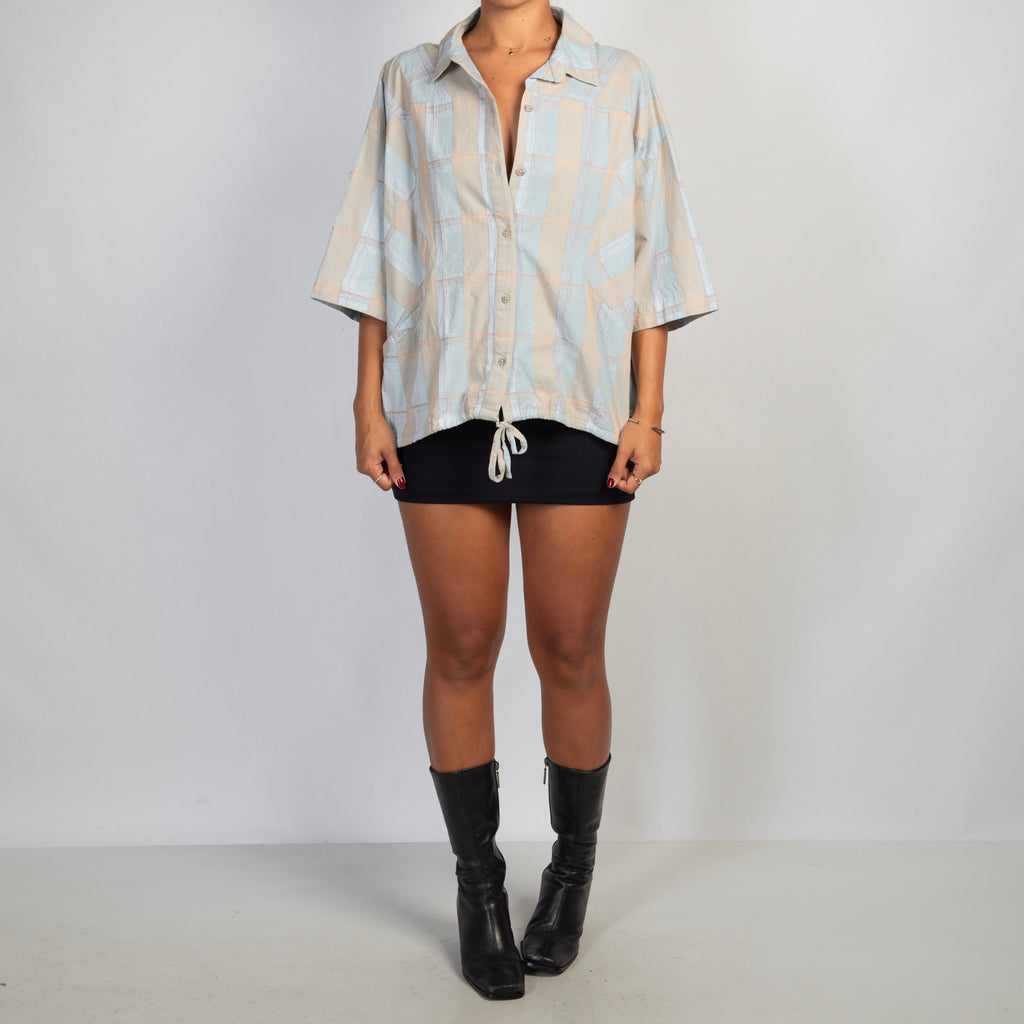 PASTEL PLAID BLOUSE