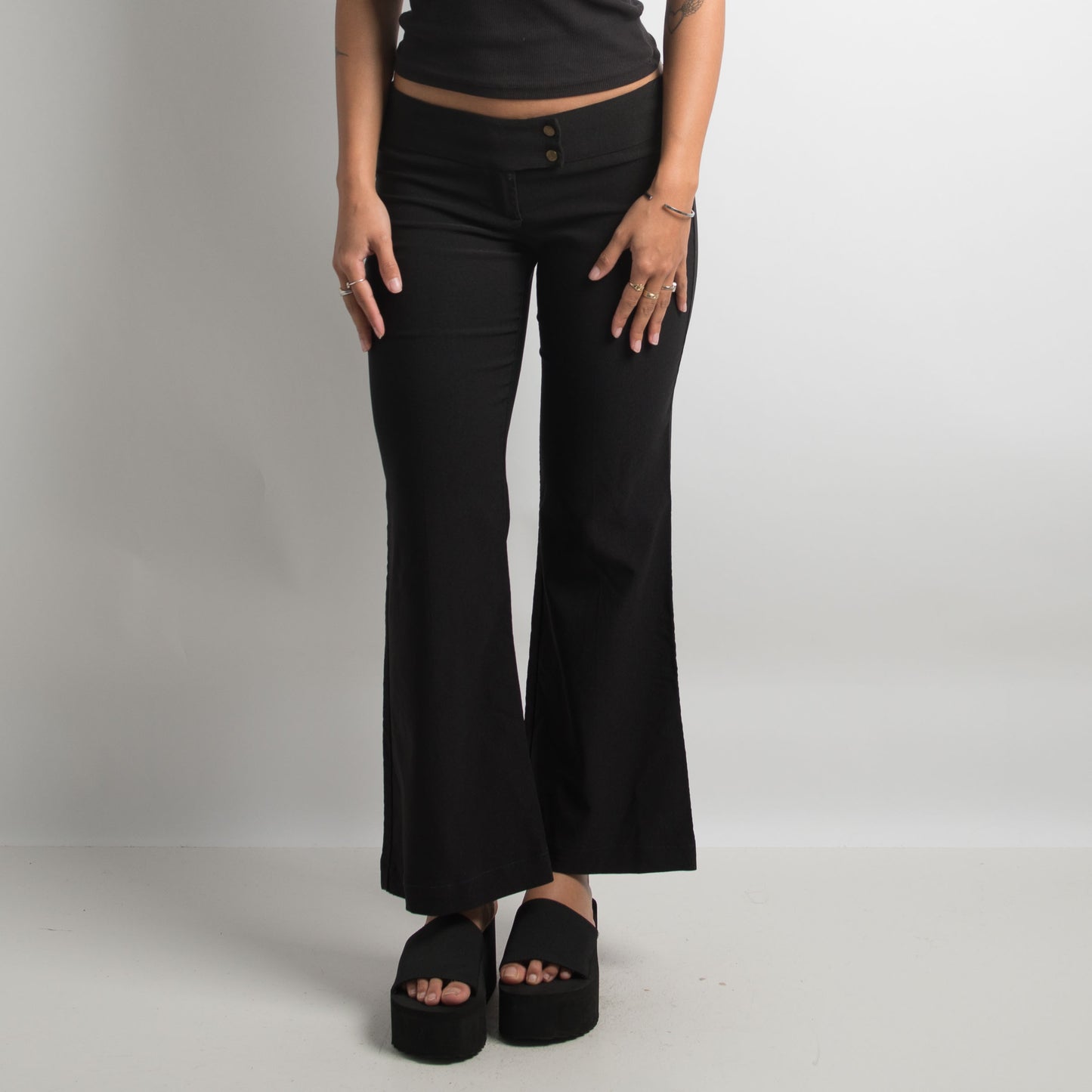 PANTALON BOOTCUT NOIR