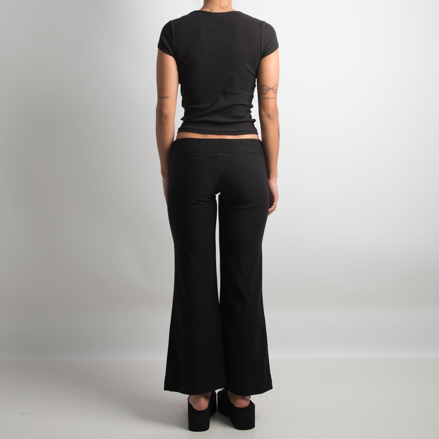 PANTALON BOOTCUT NOIR