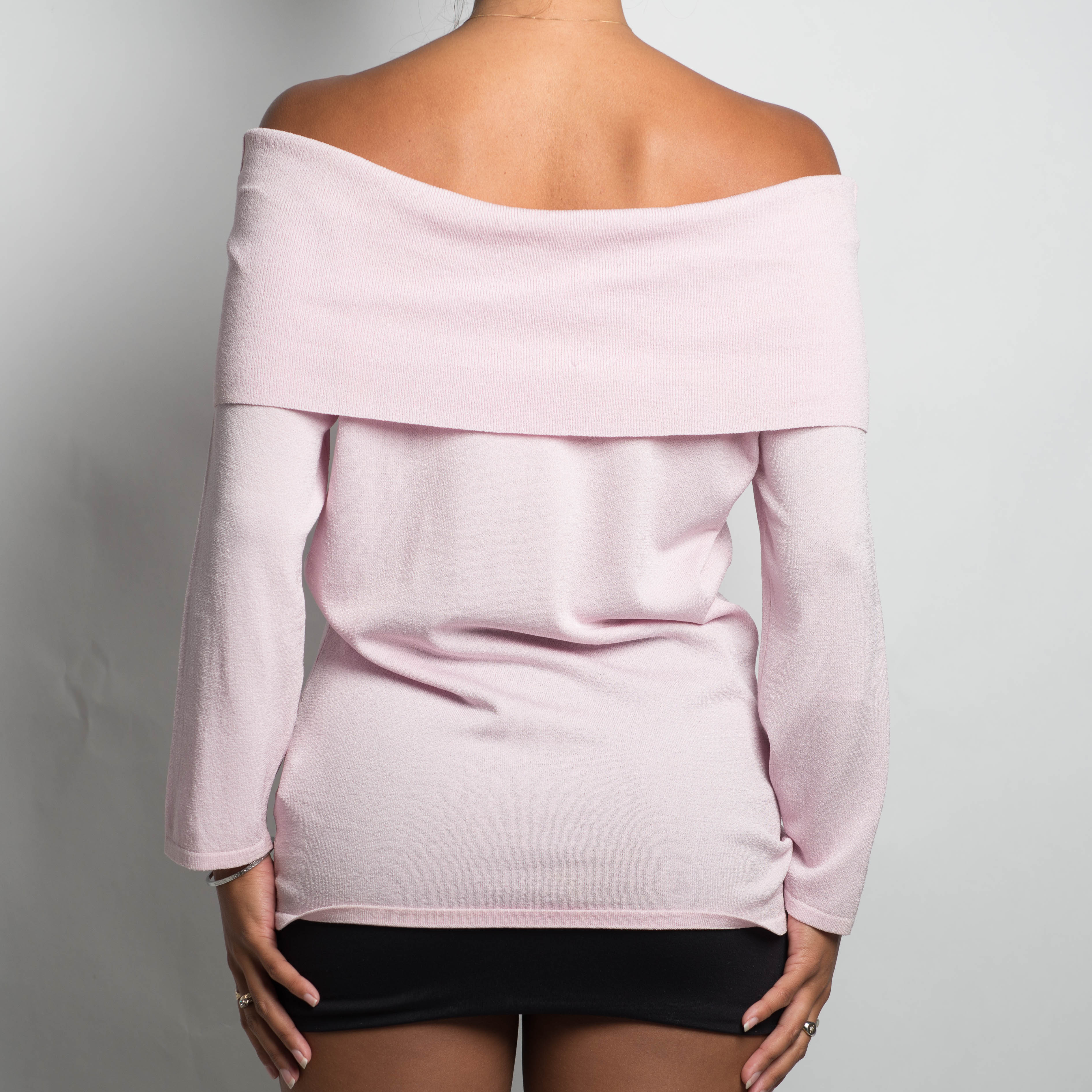 PINK OFF THE SHOULDER TOP