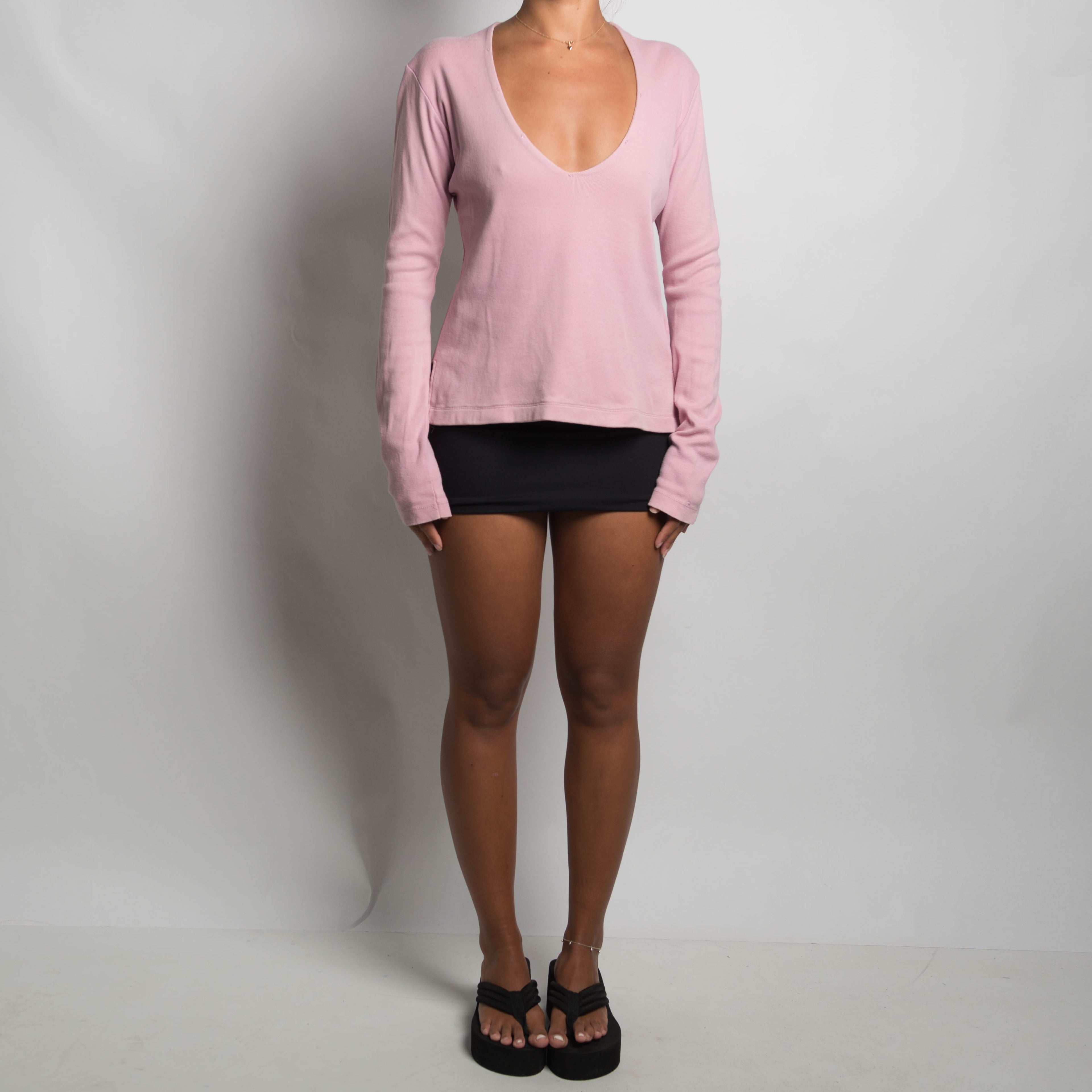 PINK LONG SLEEVE TOP