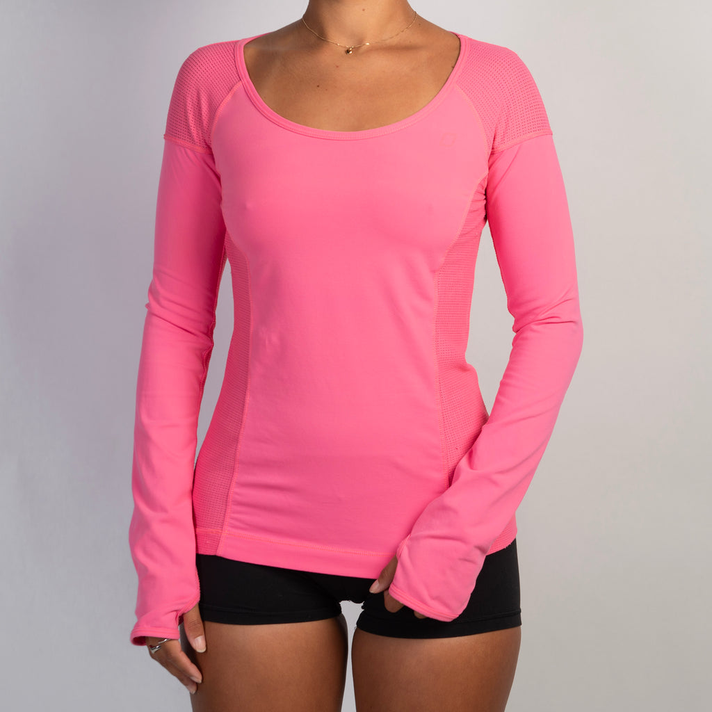 PINK LONG SLEEVE TOP