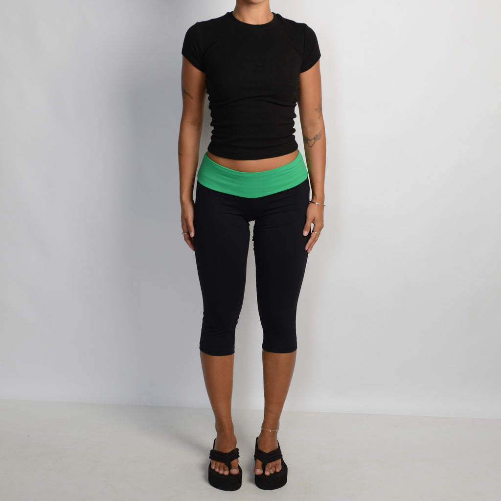 GREEN CONTRAST TIGHTS