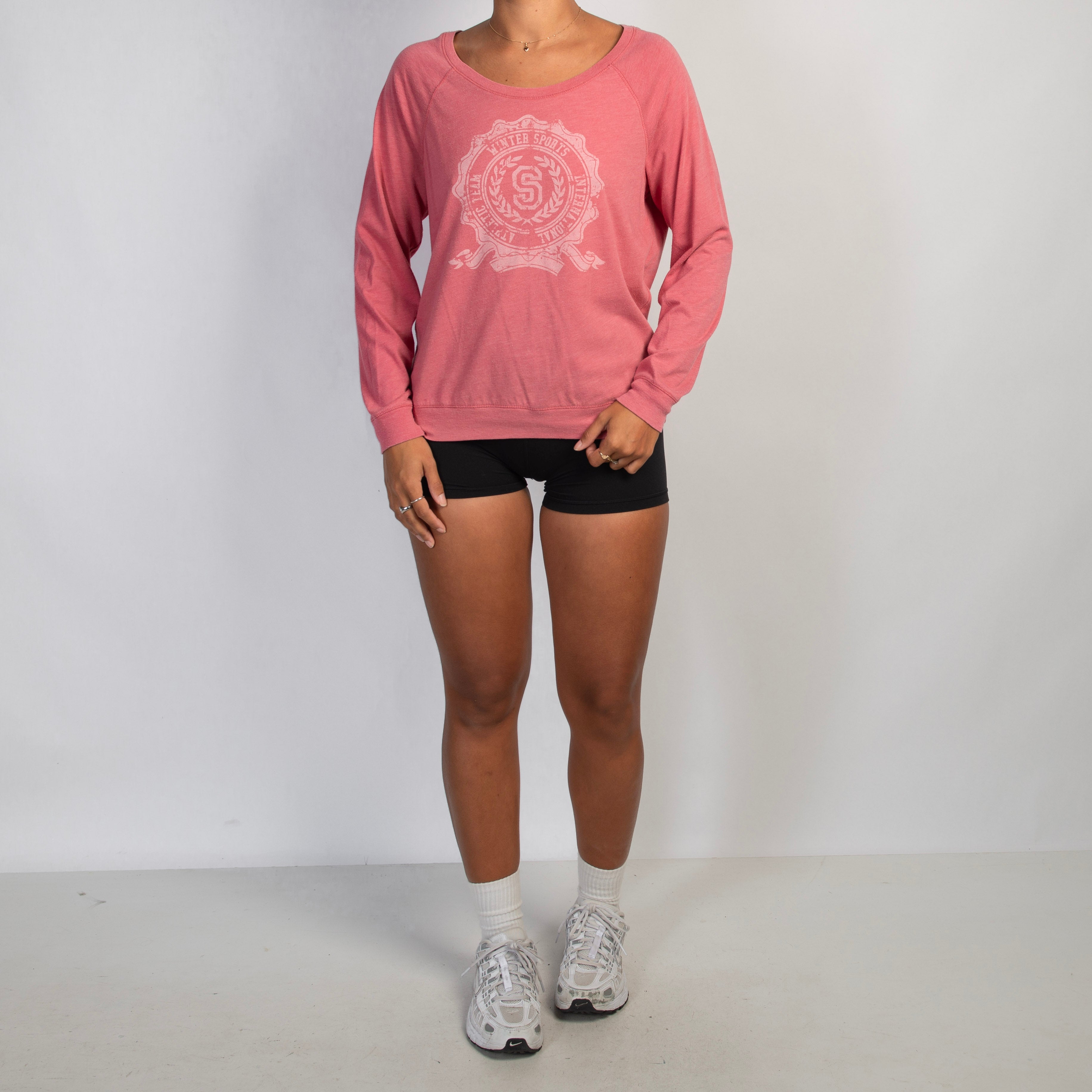 PINK COTTON GRAPHIC TOP
